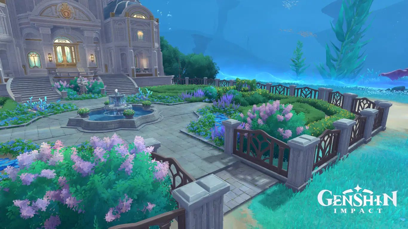 Fontaine mansion with a garden (EU 48005284560) Genshin Impact