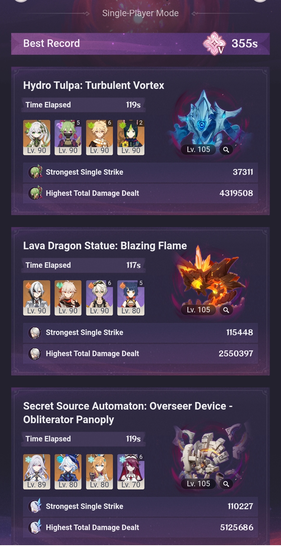 As an f2p player, I am happy to clear them all. Genshin Impact | HoYoLAB