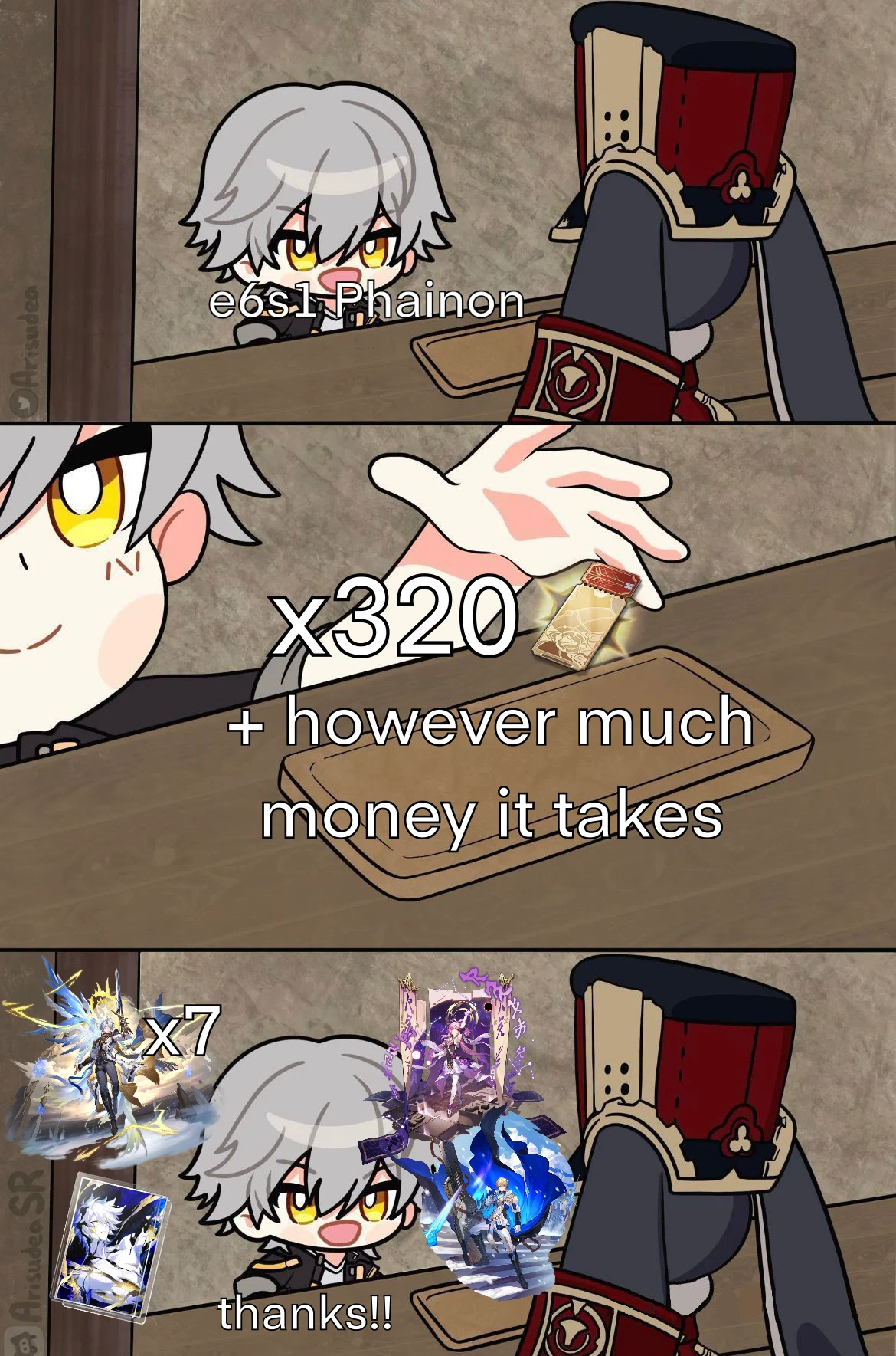 my first e6! and most definitely worth it to me. Honkai