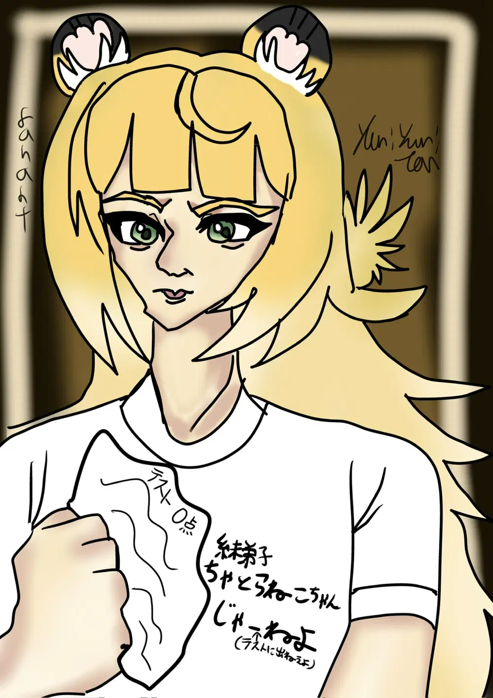 橘福福ちゃん描いたよ。どうかな。可愛いかな？下手絵注意