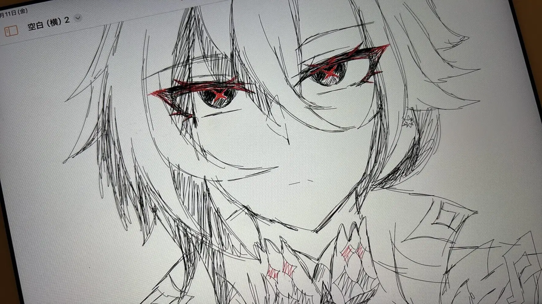 学校のiPadで召使描いてみた Genshin Impact | HoYoLAB