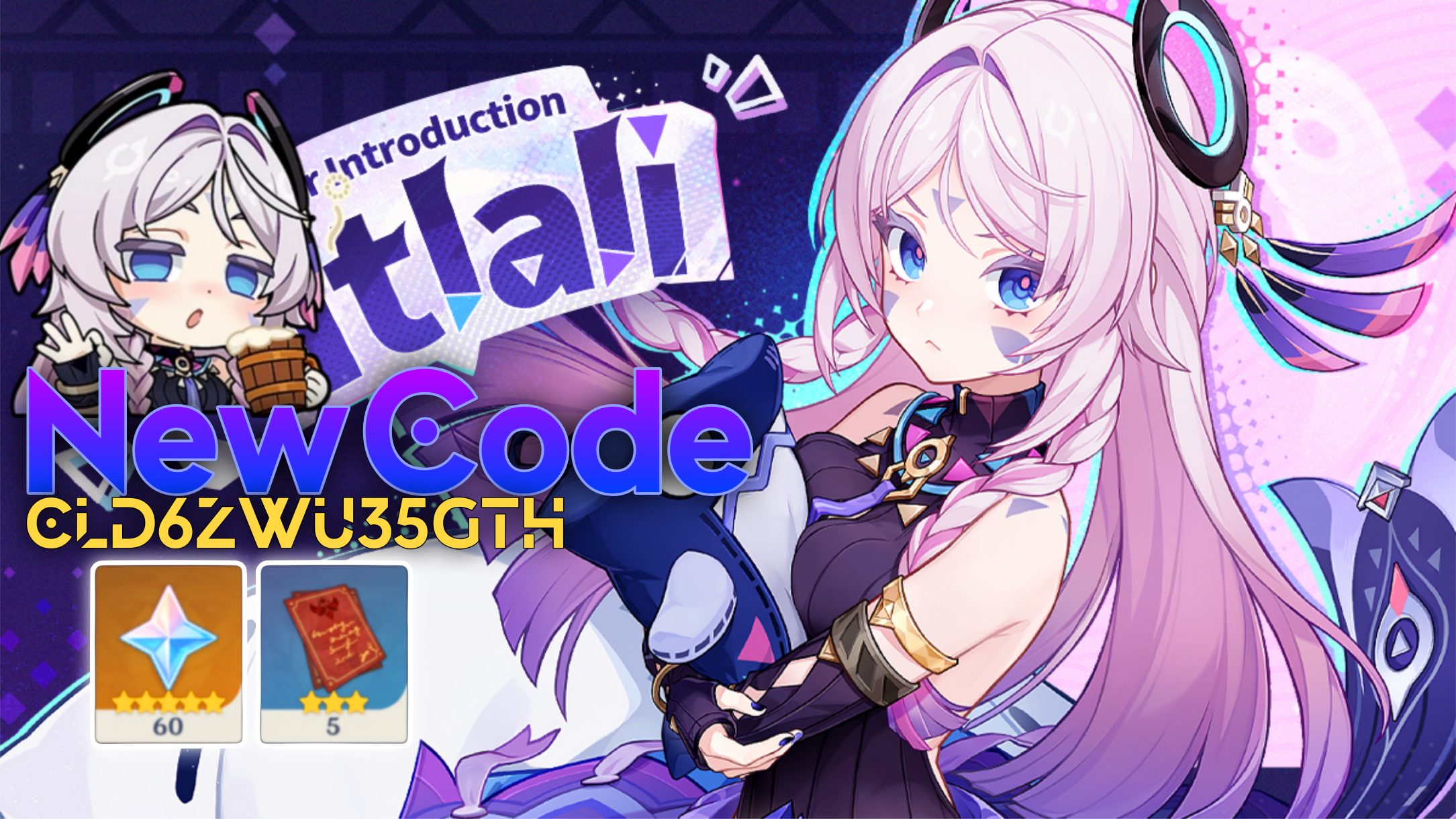 New Genshin Code 🔥 60 Primogems CLD6ZWU35GTH ✨ Genshin Impact