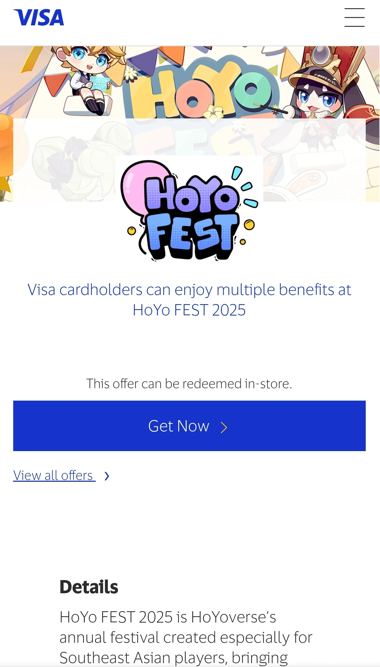 HOYOFEST ホヨフェス 2025 アジア visa 購入特典 缶バッジ