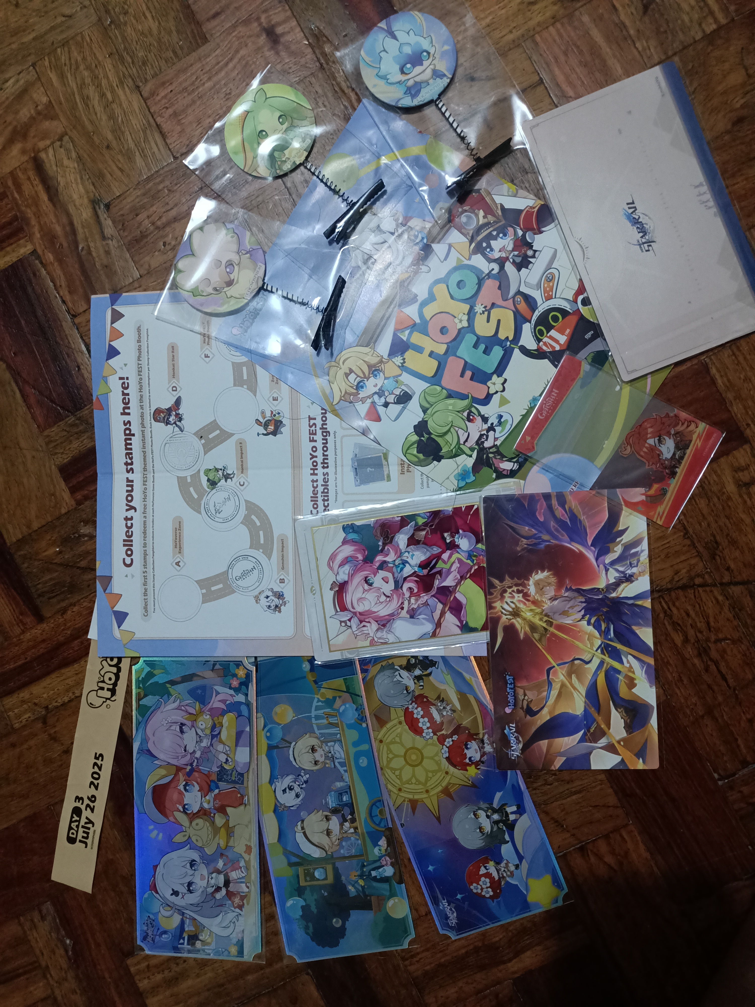 HOYOFEST ホヨフェス 2025 崩壊 インパクト 3rd デスクマット Official Honkai Impact 3rd 2025 Desk Calendar | hoyo.global