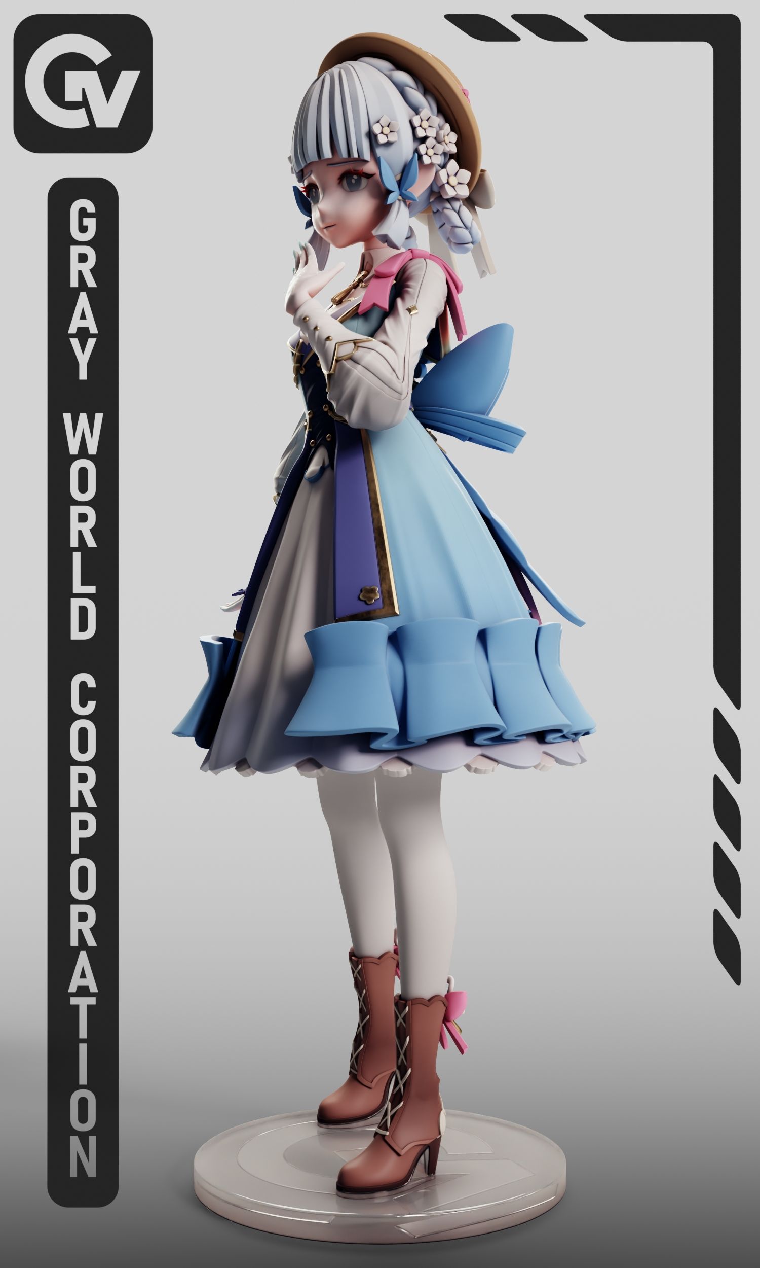 ayaka＊ Official Kamisato Ayaka 1/7 Scale Figure Genshin Merch