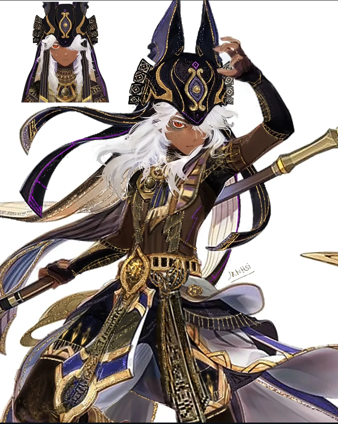 Cyno Reference Cyno redesign Genshin Impact | HoYoLAB