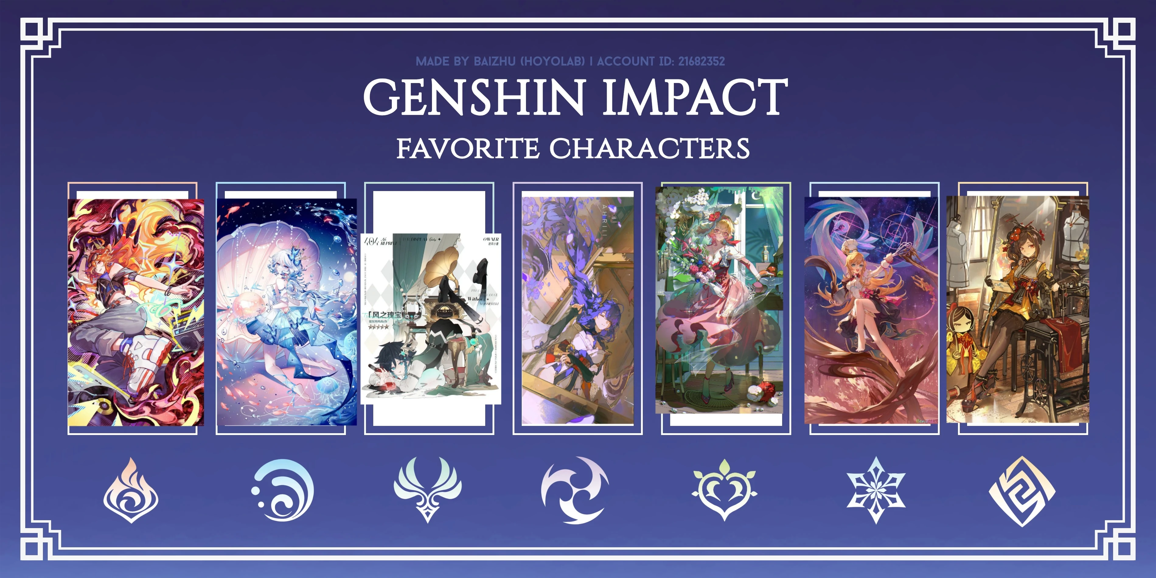 Favorite character from each nations Genshin Impact | HoYoLAB