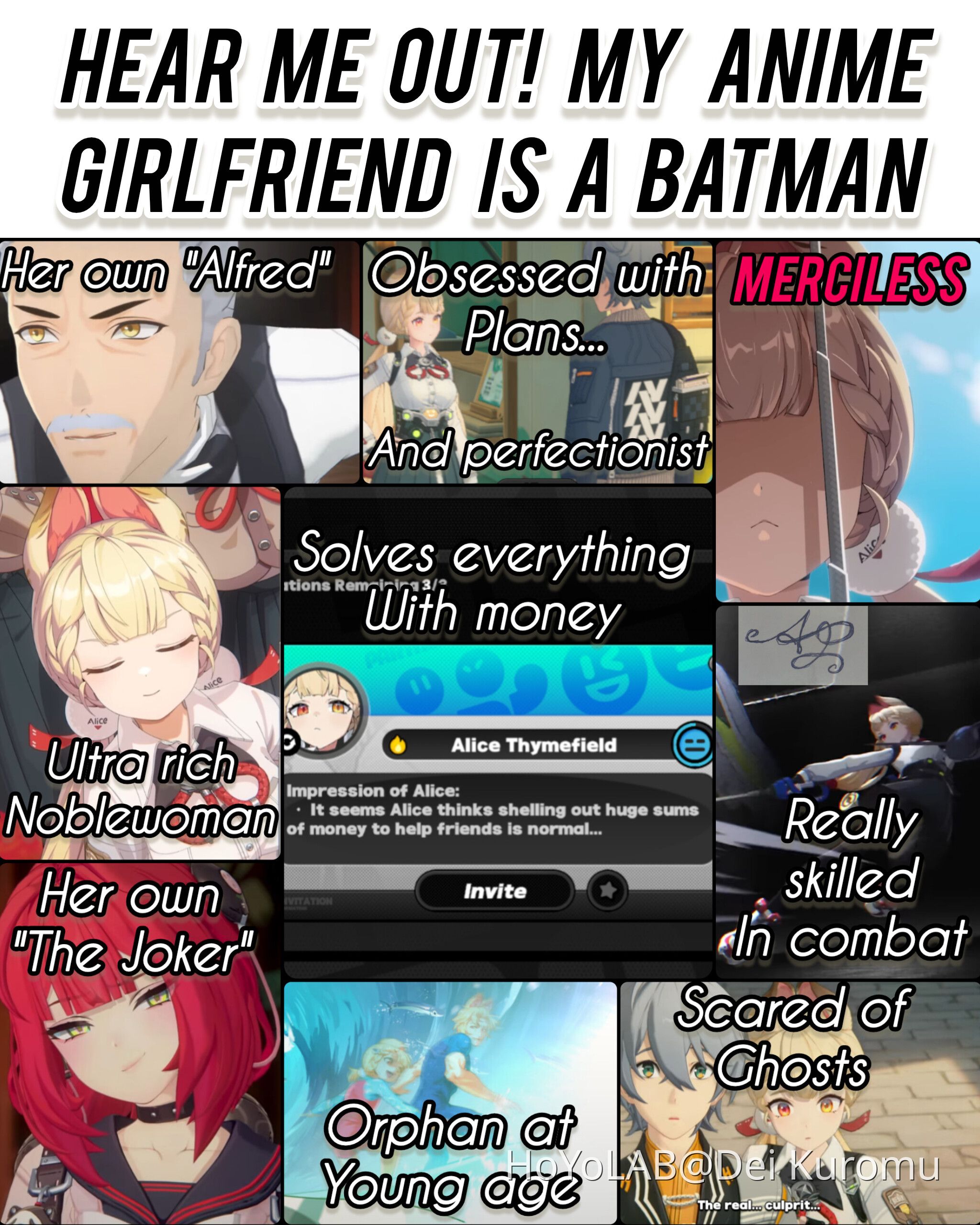 Alice Thymefield memes #2 (Click for Full Image) Zenless Zone Zero