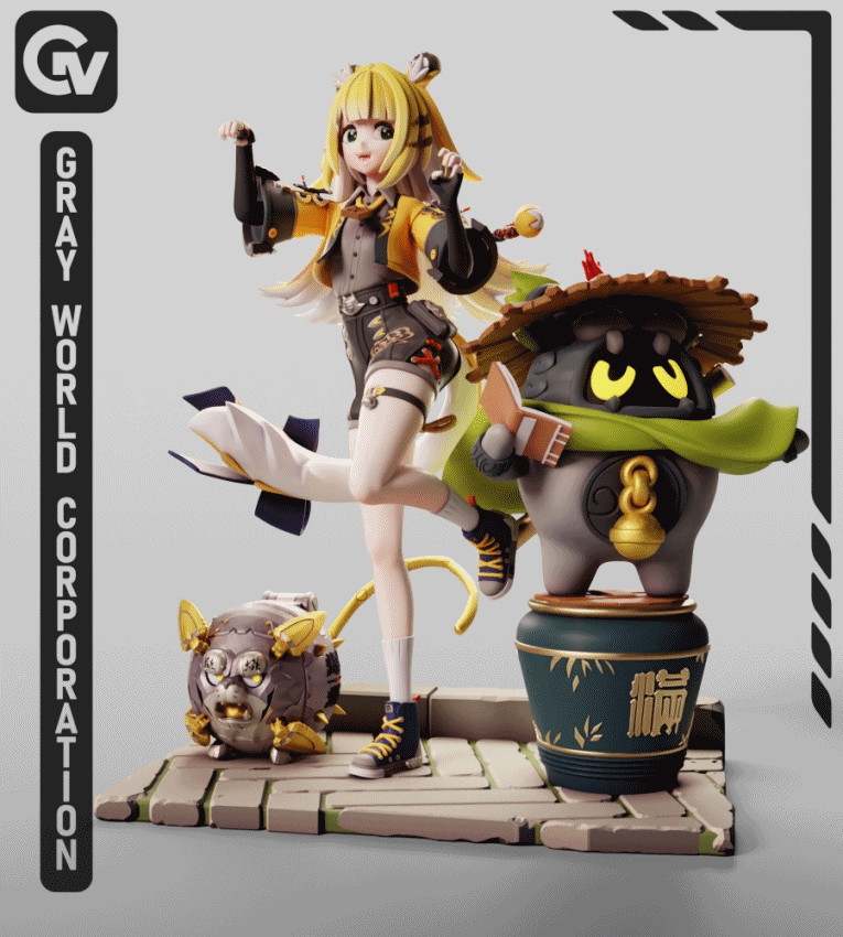 Ju Fufu | Model for printing Zenless Zone Zero | HoYoLAB