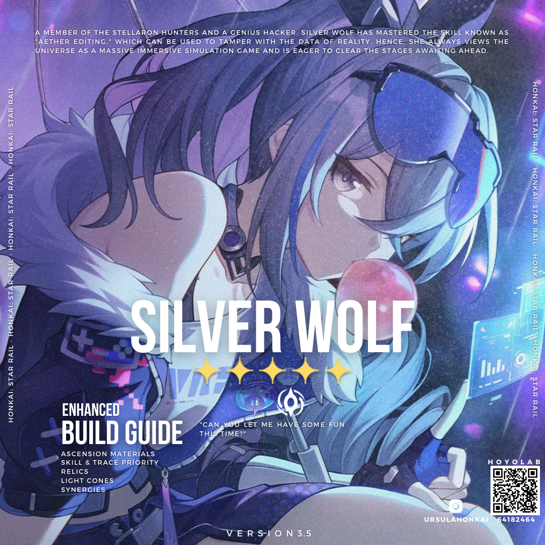 [Version 3.5] Silver Wolf Build Guide Honkai: Star Rail | HoYoLAB