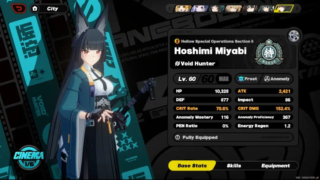 Miyabi's build w/o signature engine Zenless Zone Zero | HoYoLAB