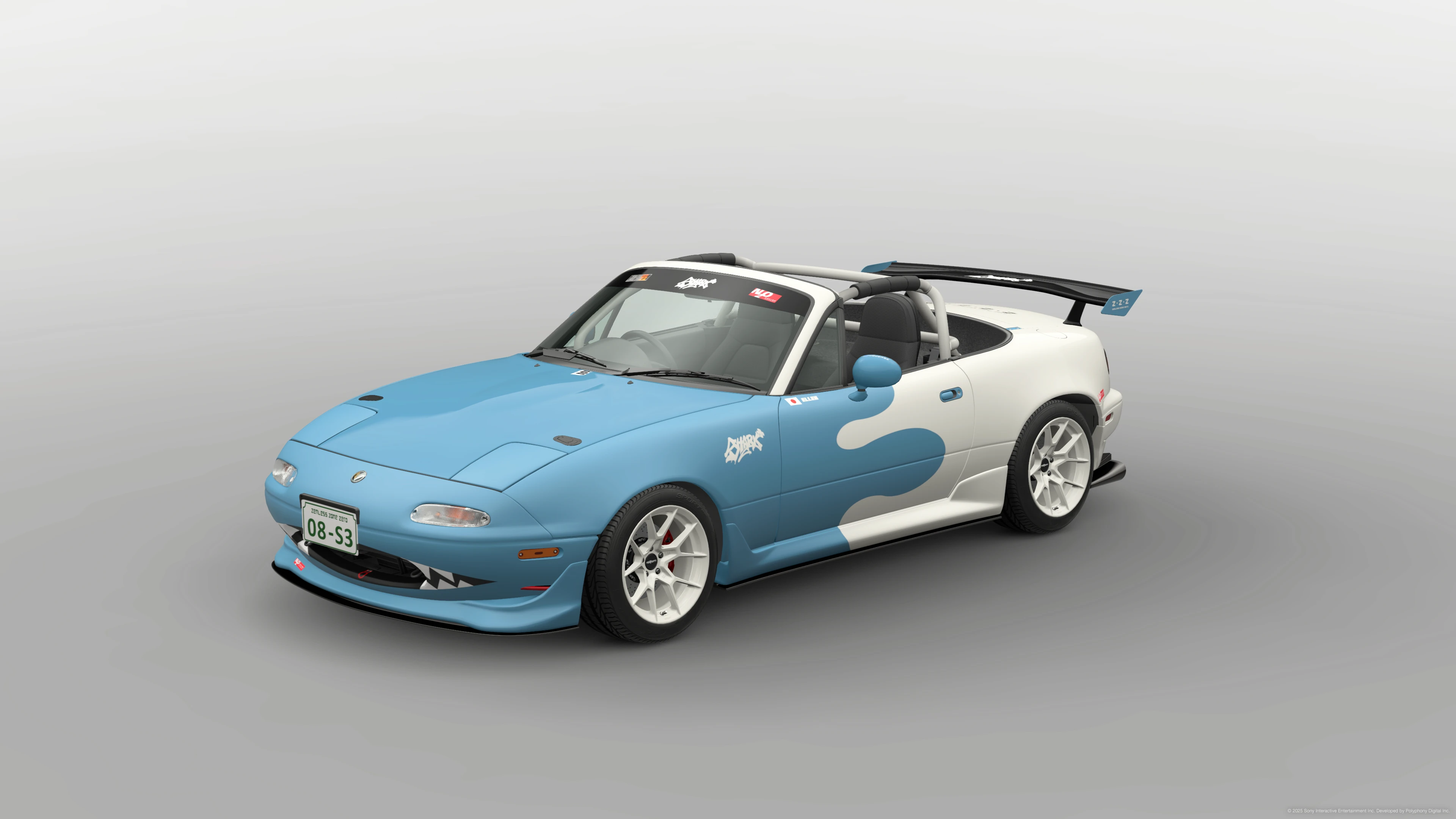 I made a version of the mx5 seen on sixth street in Gran Turismo