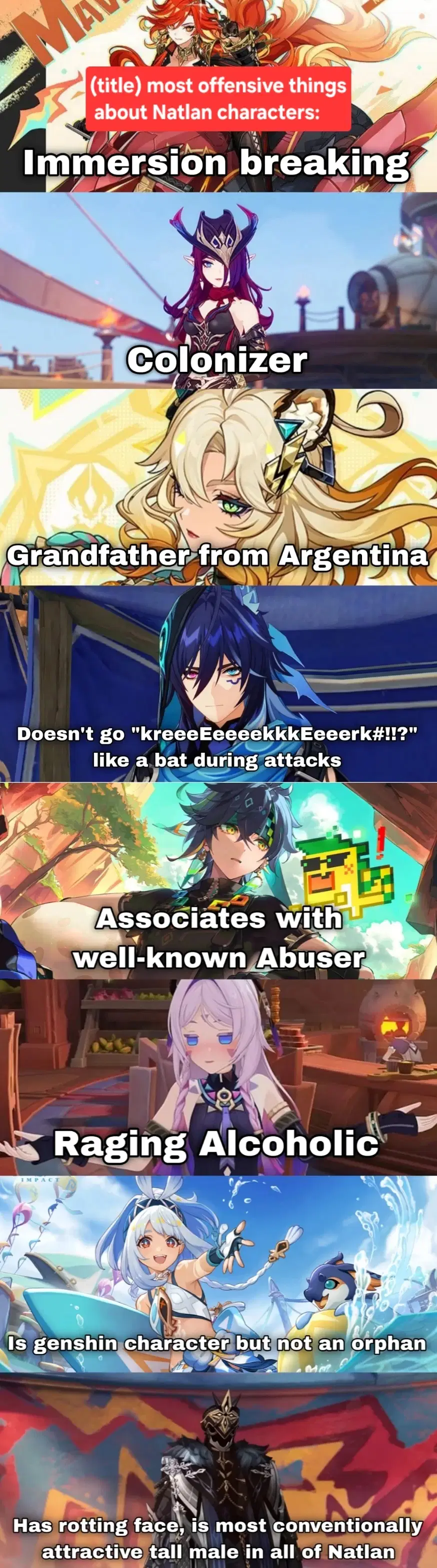 ⚠️Natlan memes + ANNOUNCEMENT⚠️ Genshin Impact | HoYoLAB