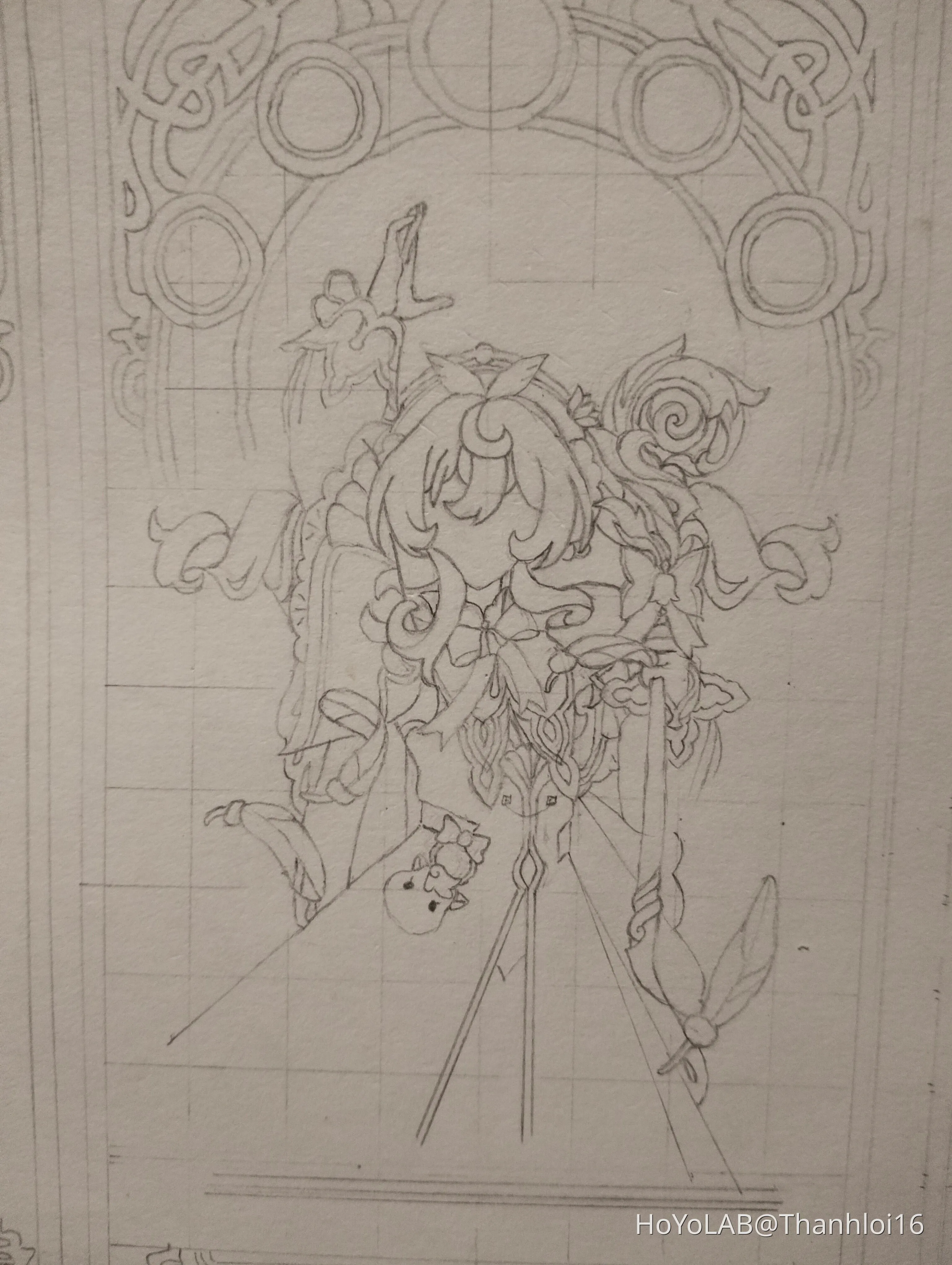 part 1/4 of making Hyacinthia tarot card Honkai: Star Rail | HoYoLAB