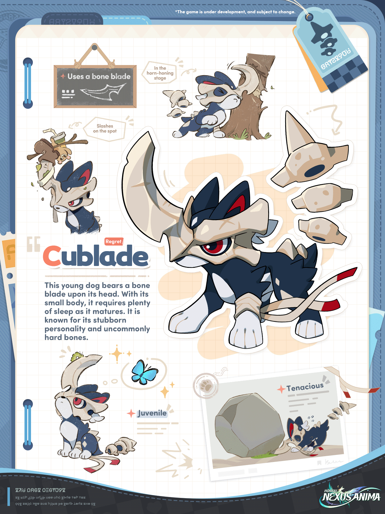 Cublade — official Anidex card