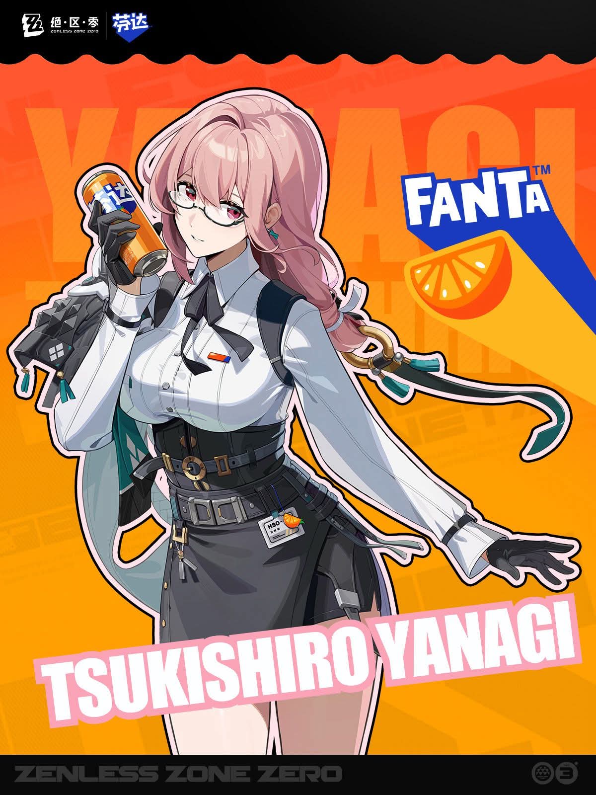 Yanagi wants a FANTA! ✨💯🍊 ヽ(^。^)丿 Zenless Zone Zero | HoYoLAB