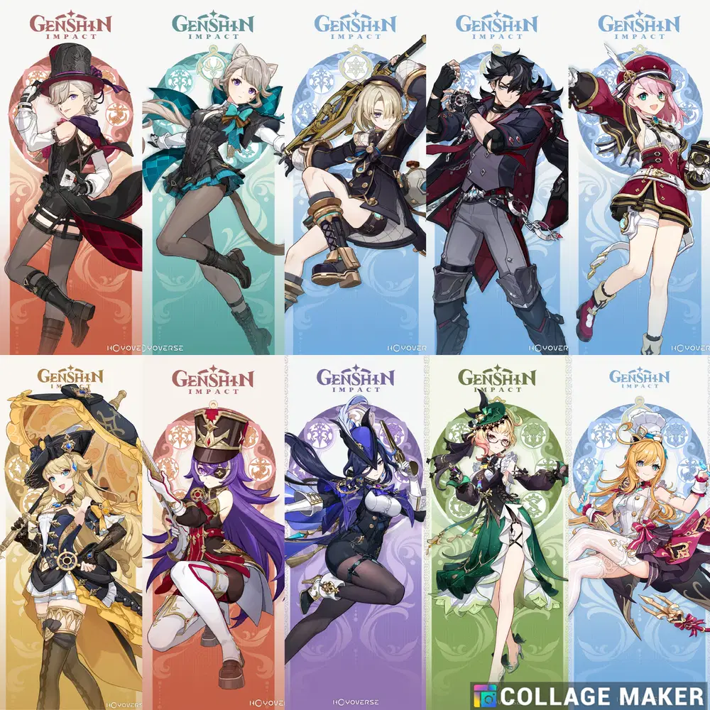 Playable Characters Fontainians (All Elements) become Oceanids