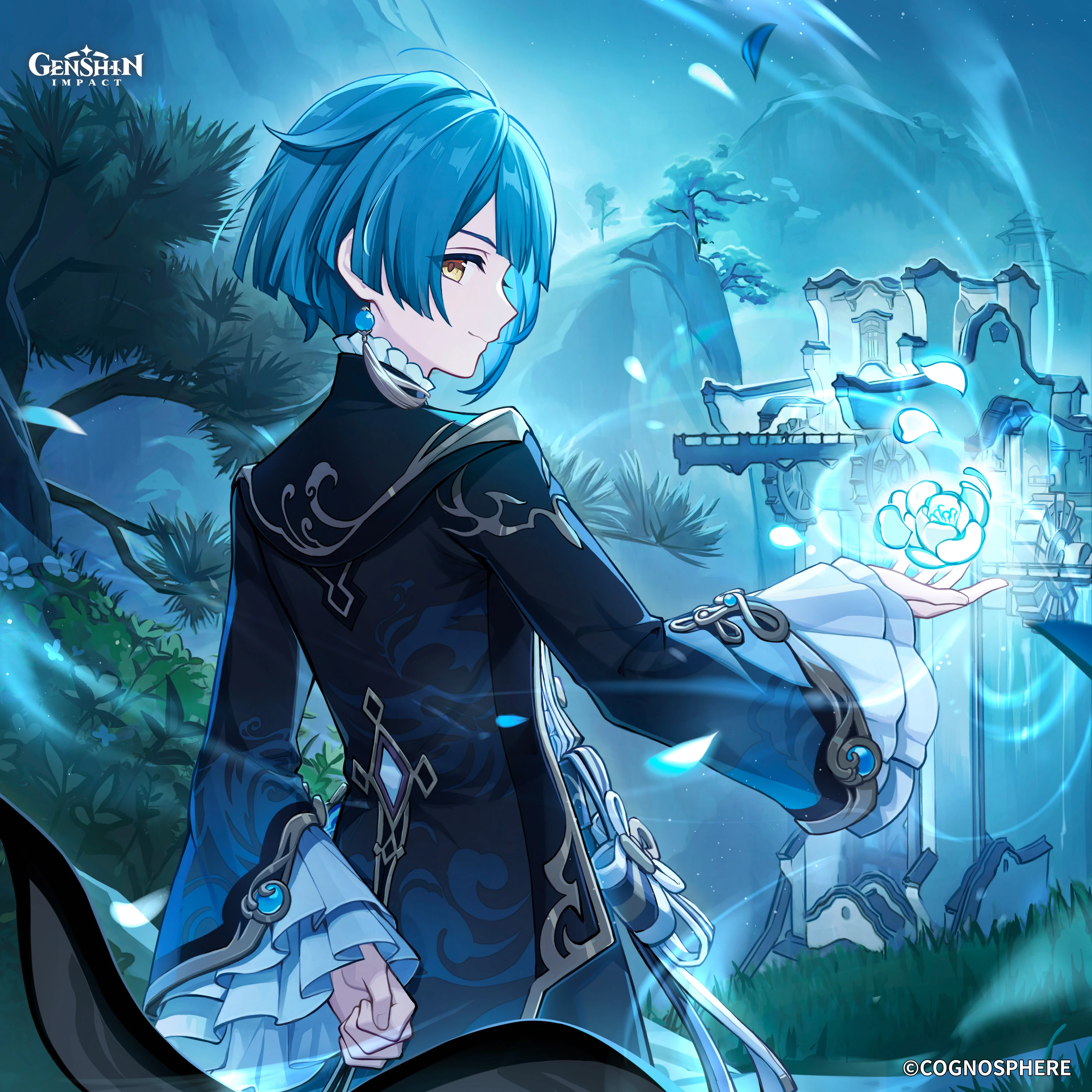 Xingqiu birthday art 2025 Genshin Impact | HoYoLAB