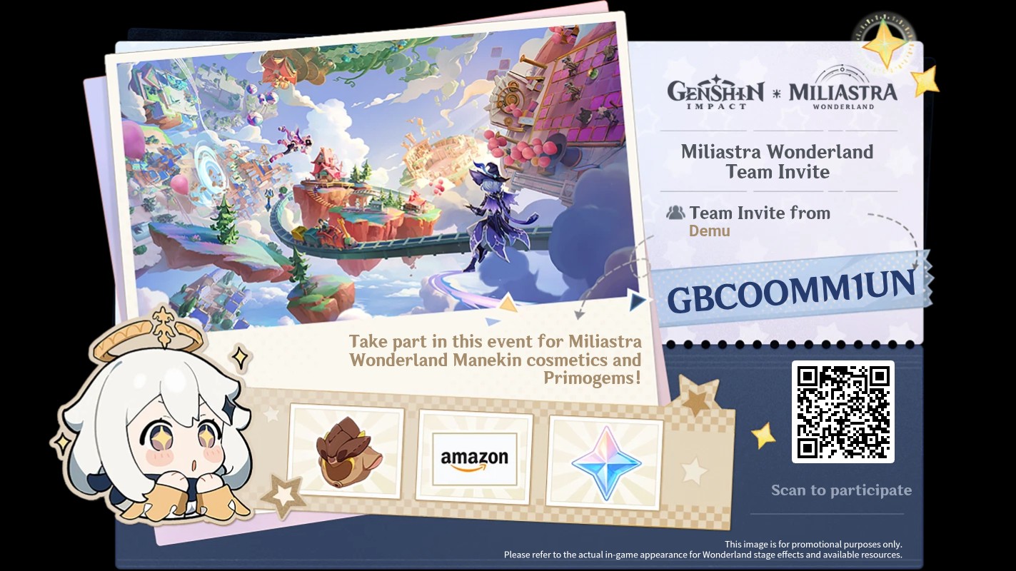Miliastra Wonderland Team Invite Genshin Impact | HoYoLAB