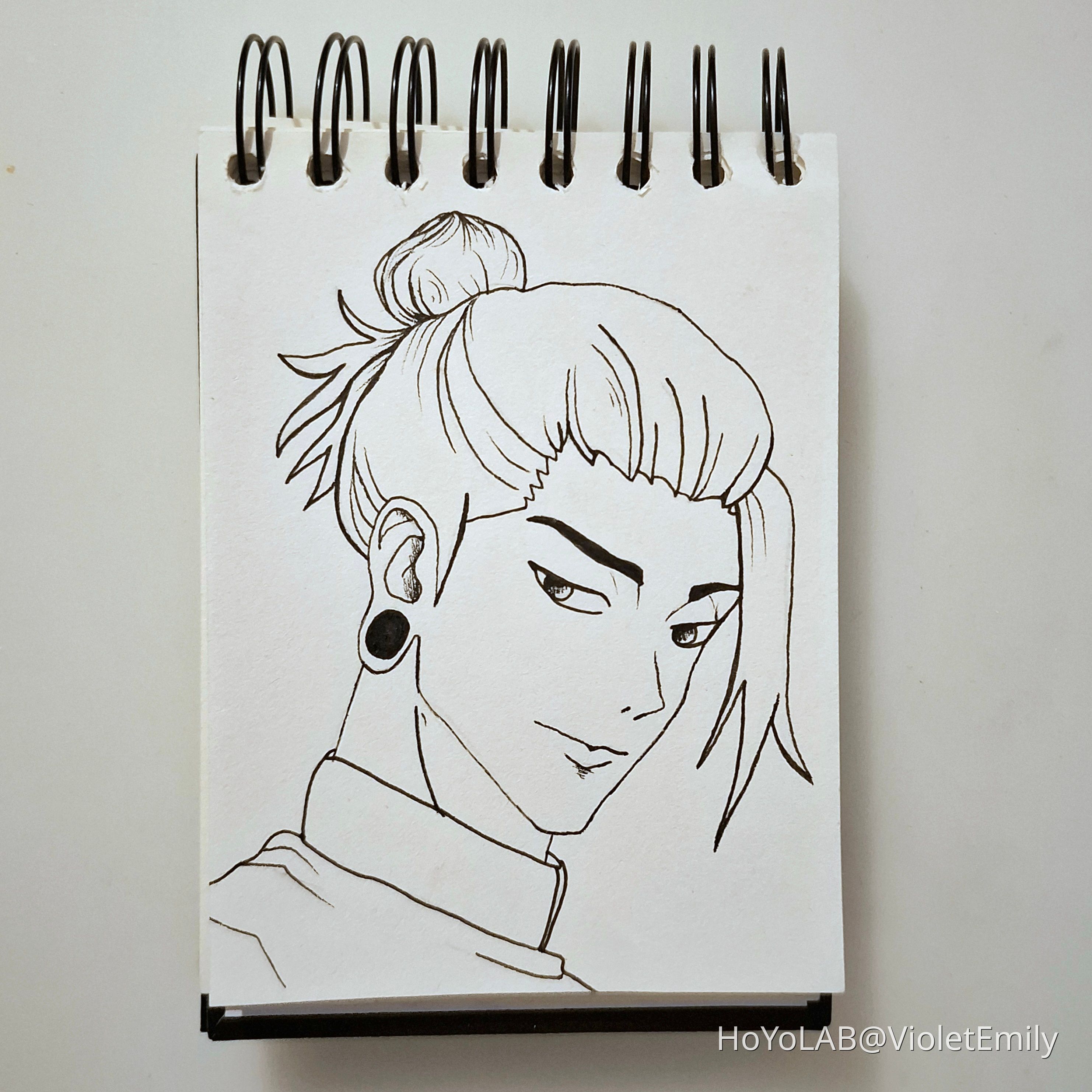 Gento Drawing Drawing - Geto Suguru 🖤 Genshin Impact | HoYoLAB