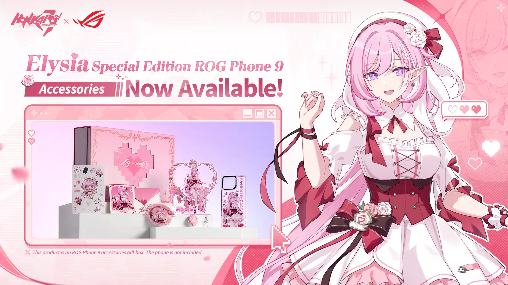 Honkai Impact 3rd X ROG Phone 9 accessories collaboration gift box
