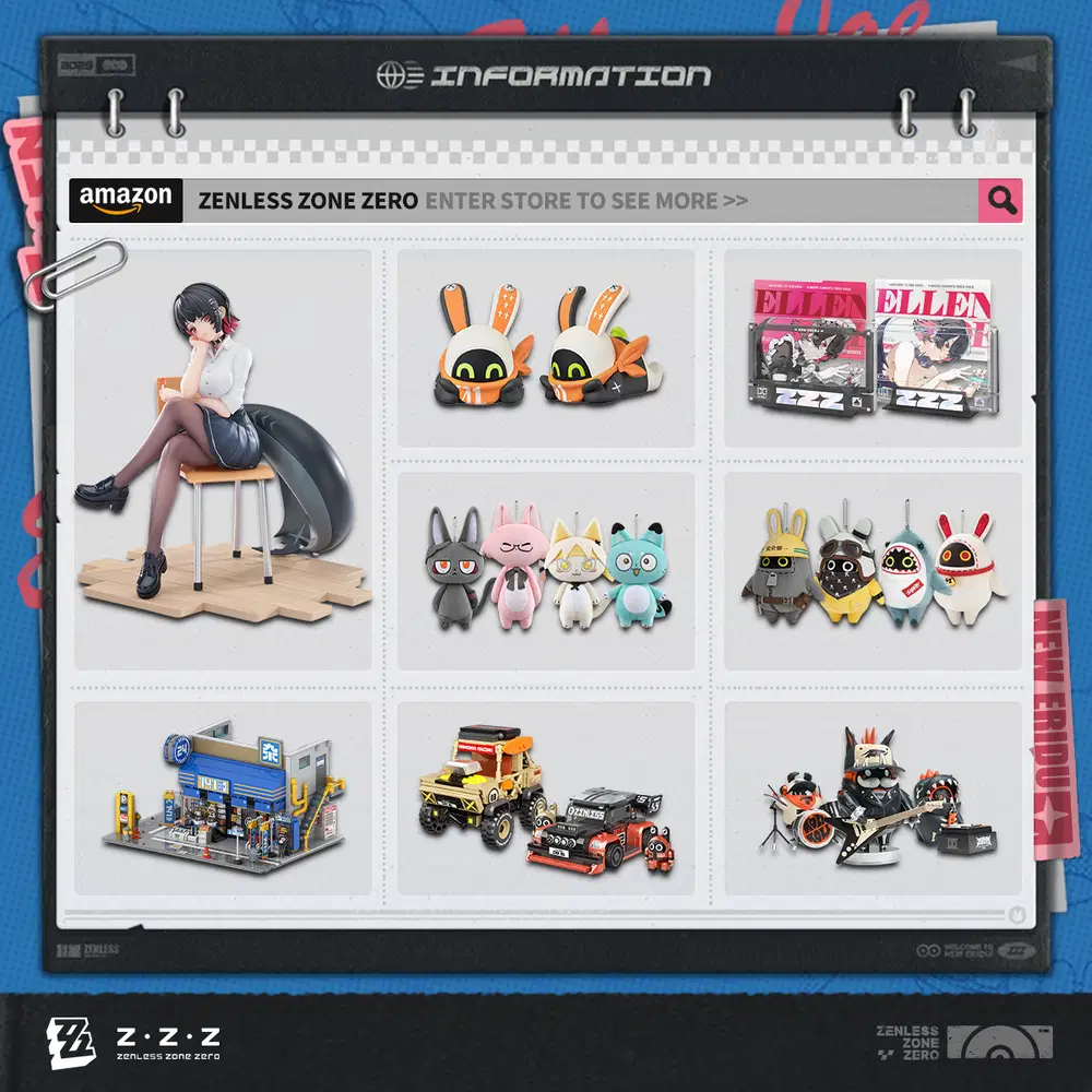 Zenless Zone Zero Official Merchandise Now Available on Amazon