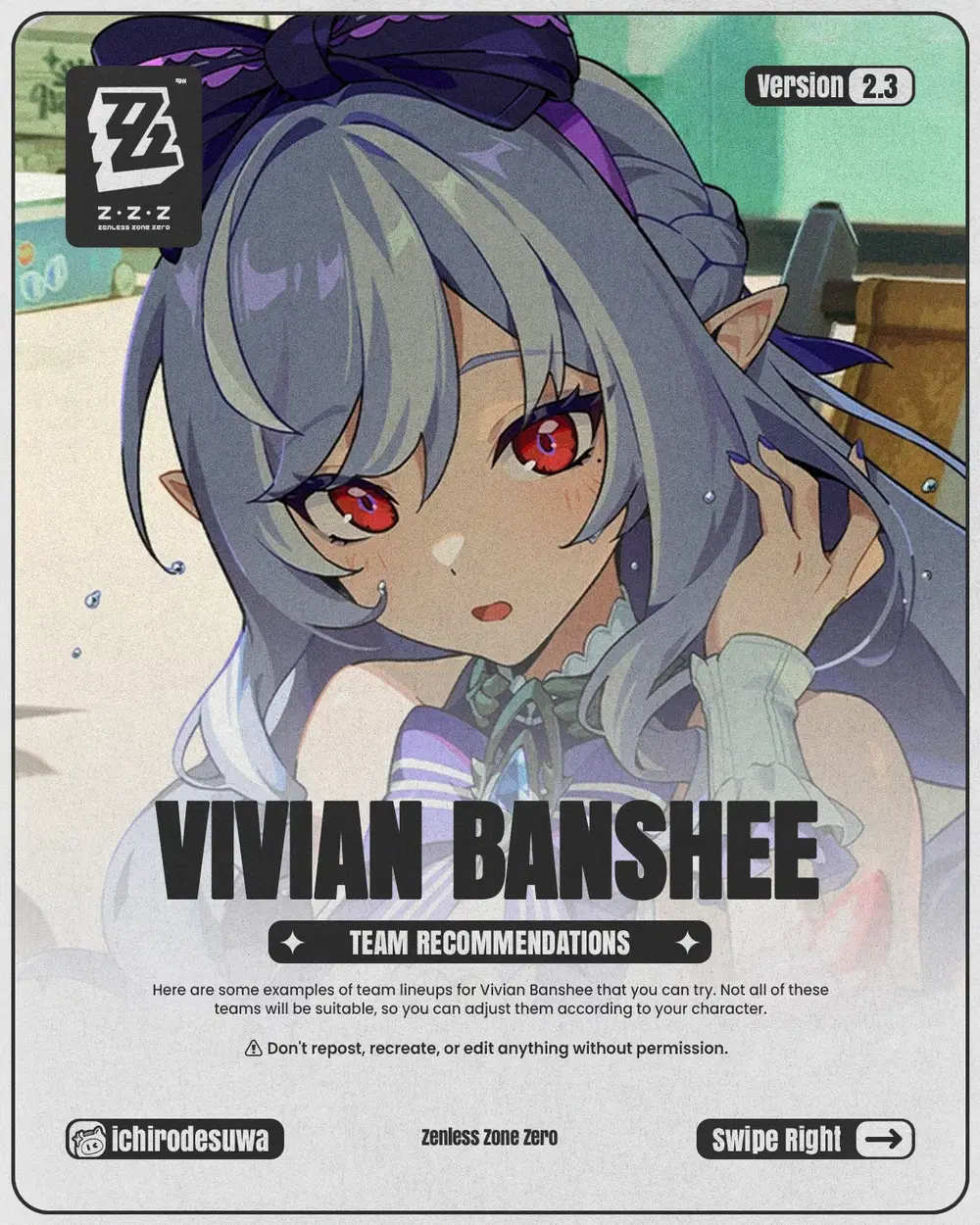 Vivian Banshee — Team Recommendations | Version 2.3 Zenless Zone