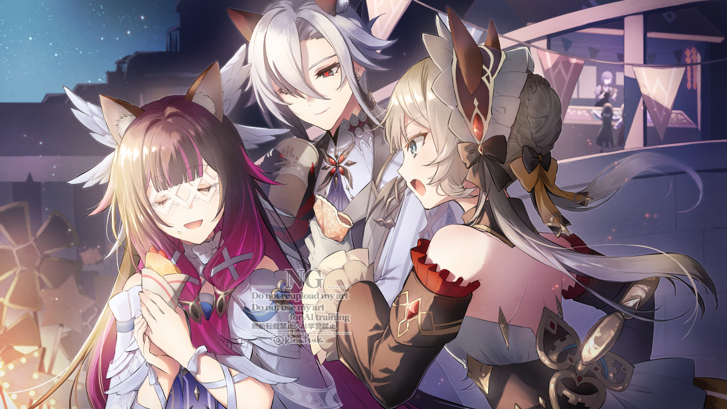 🌙祈月の夜のファデュイ女子会（幻覚） Genshin Impact | HoYoLAB