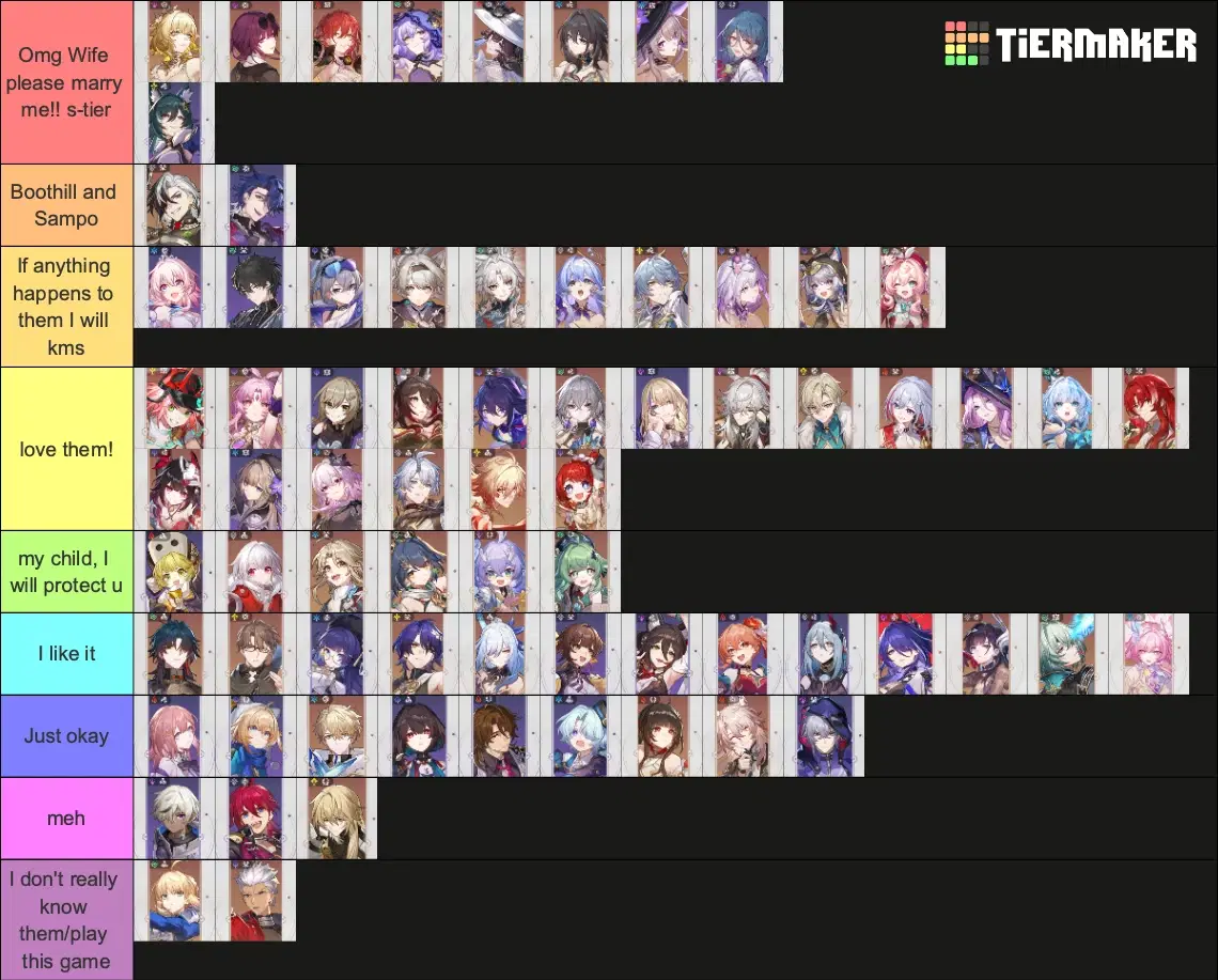 HSR tier list Honkai: Star Rail | HoYoLAB