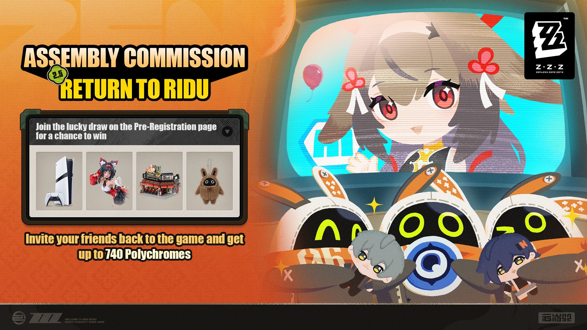🎁 Assembly Commission: Return to Ridu Zenless Zone Zero | HoYoLAB