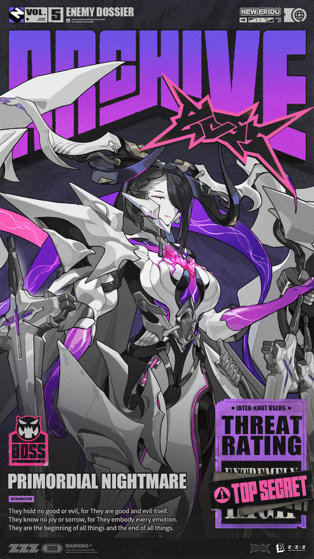 Enemy Dossier | Primordial Nightmare Zenless Zone Zero | HoYoLAB