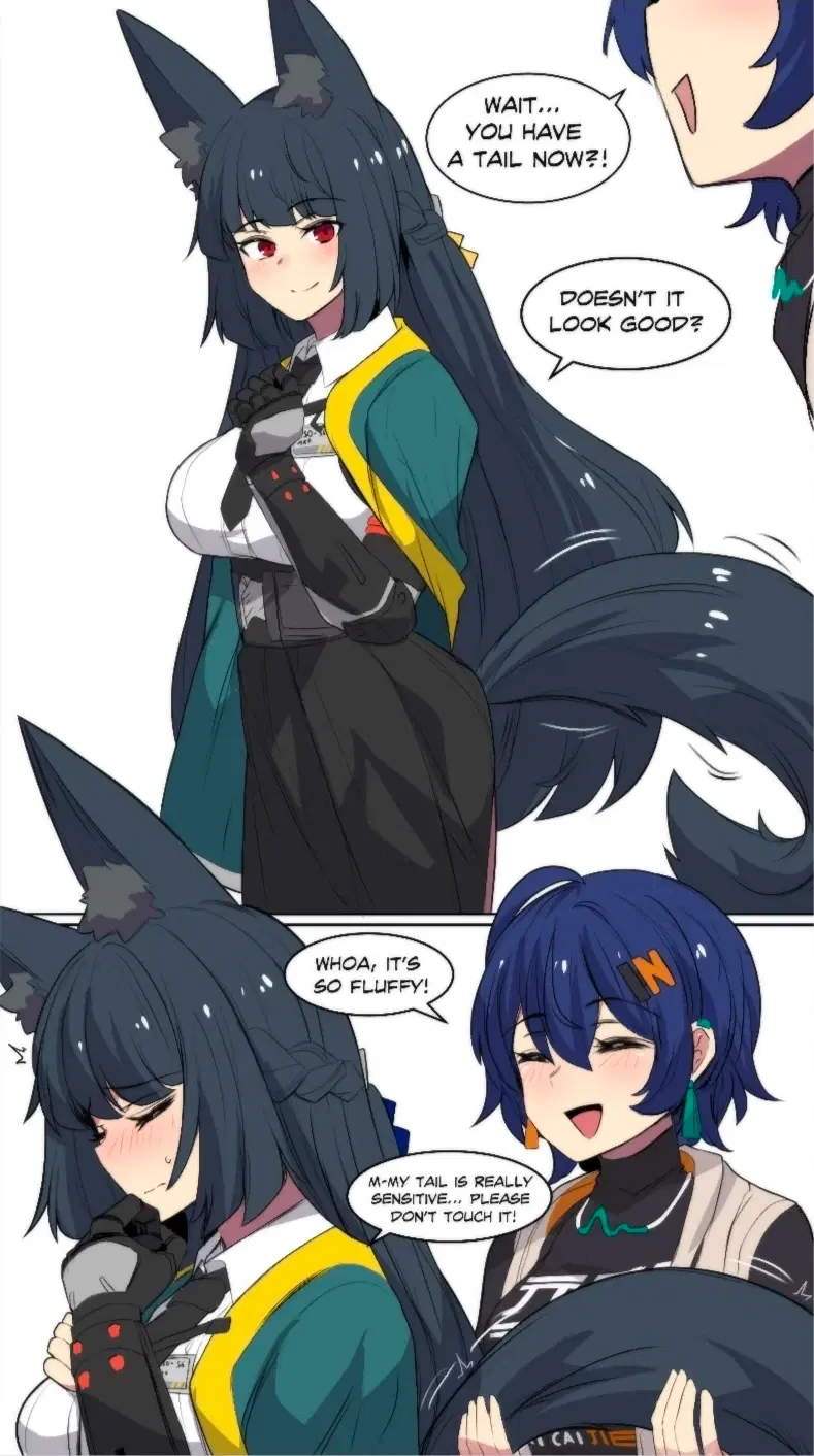 Oh cool! Miyabi looks great with a tai.. W-WAIT THAT IS A TAIL