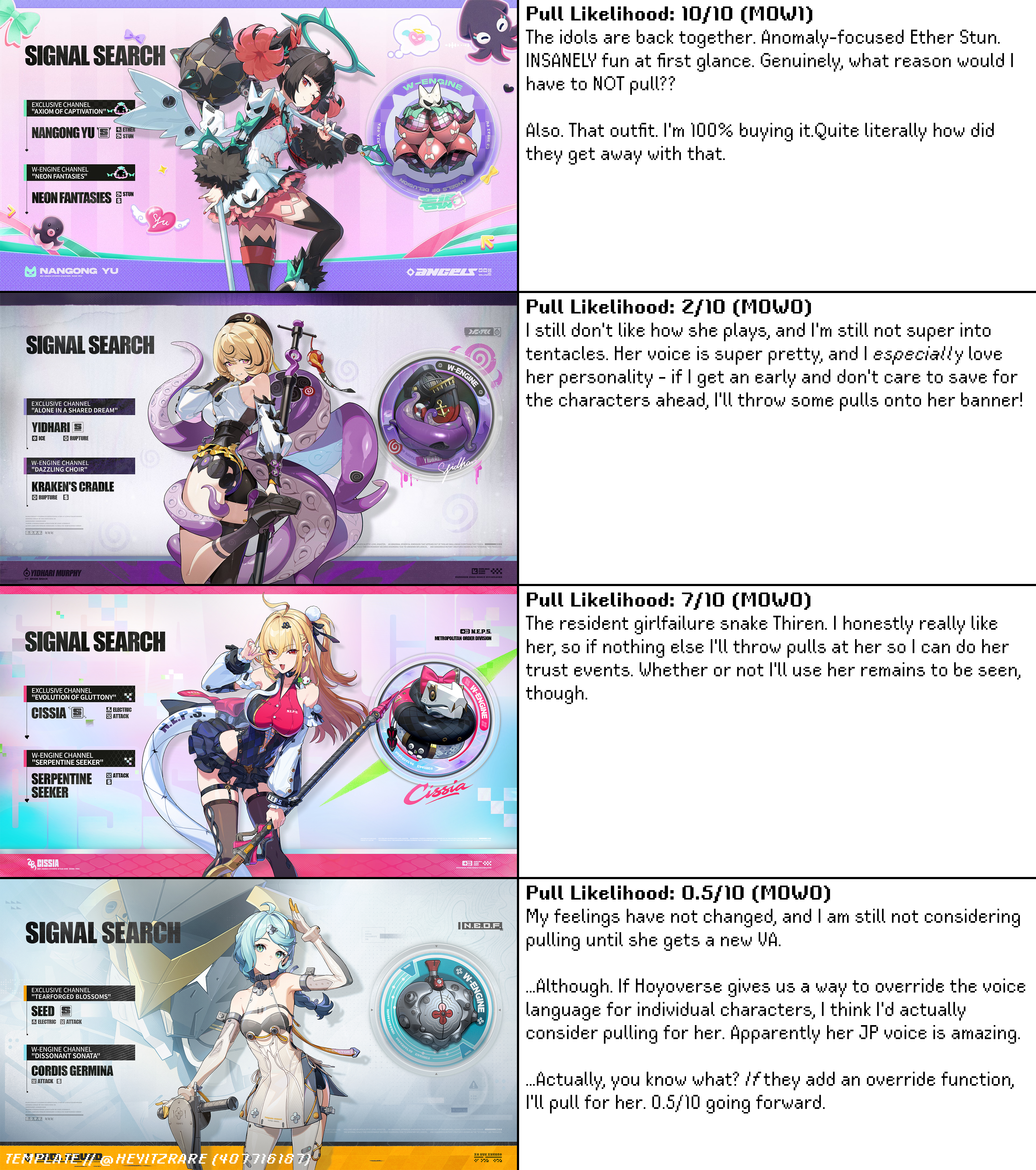 ZZZ 2.7 Pull Plans! Zenless Zone Zero | HoYoLAB