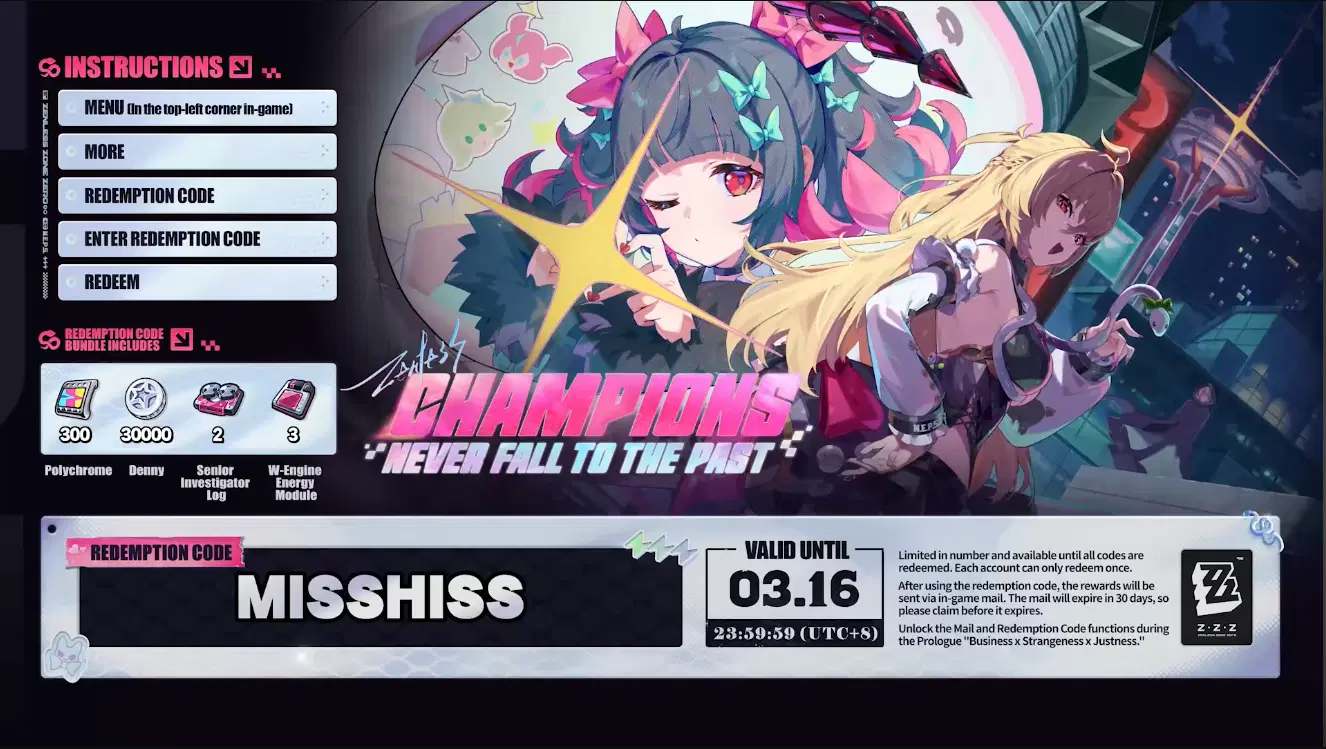 Zenless Zone Zero | 2.7 - Champions Never Fall to the Past | New