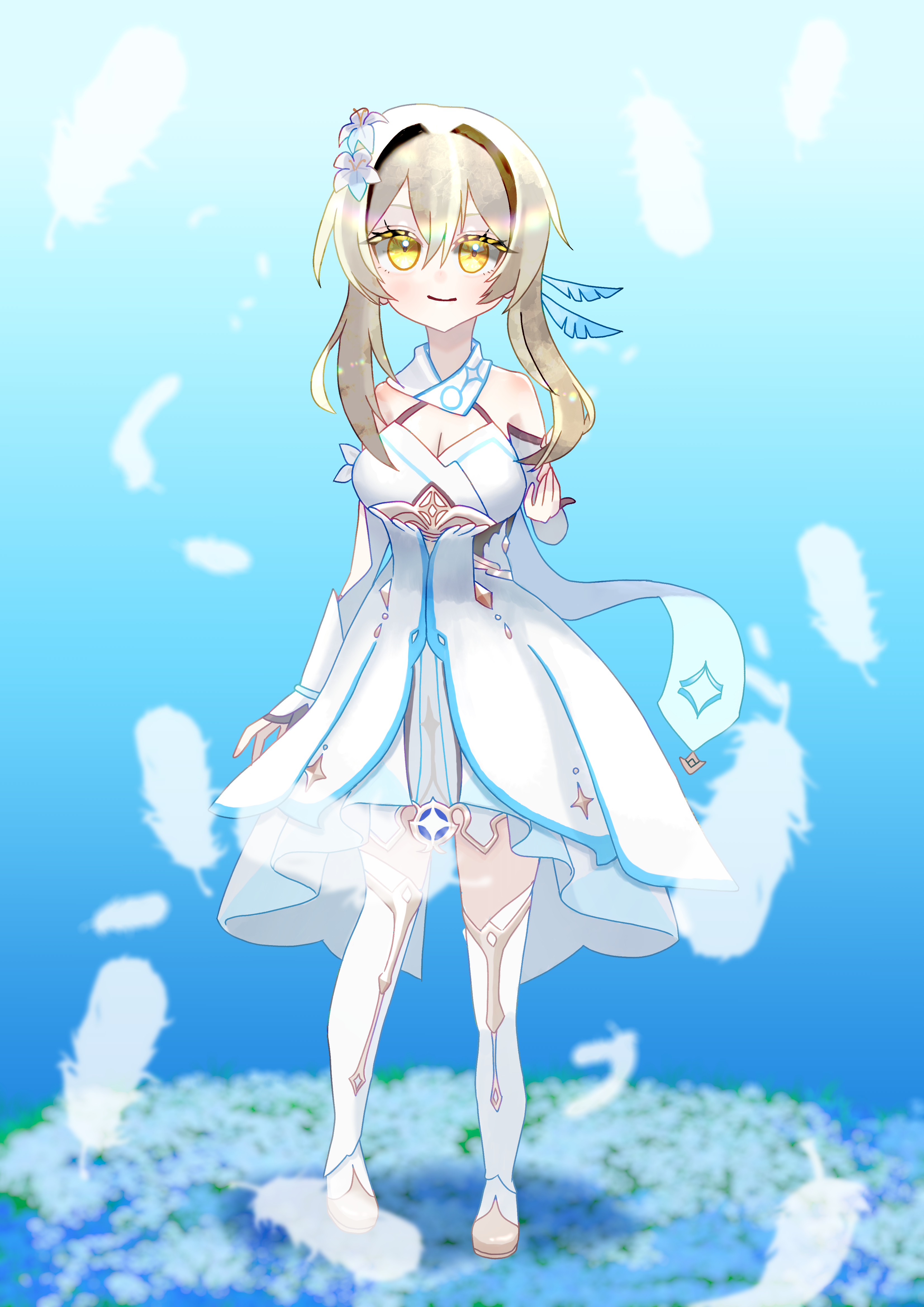 作家作品　蛍 初描き蛍ちゃん Genshin Impact | HoYoLAB