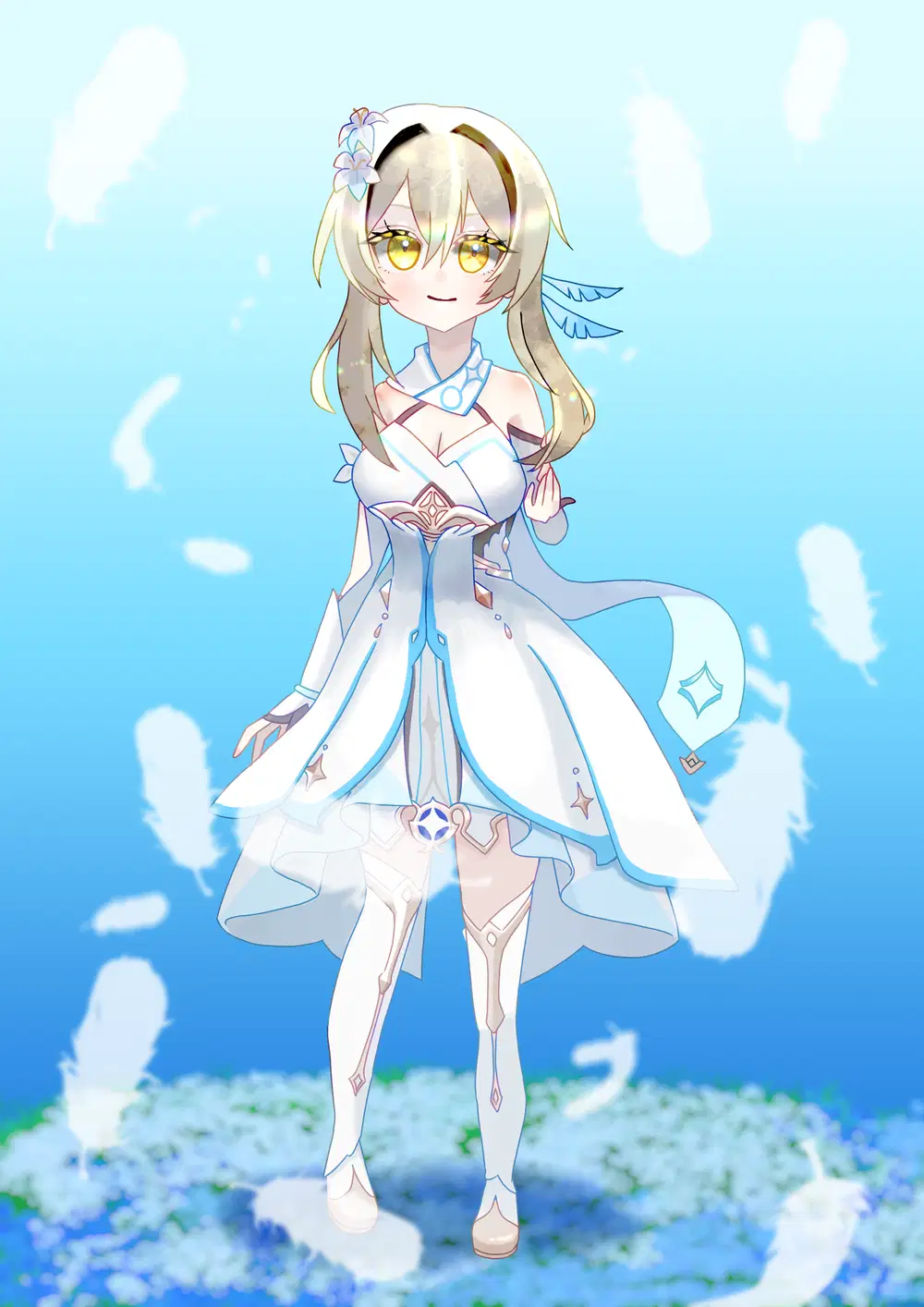 作家作品　蛍 初描き蛍ちゃん Genshin Impact | HoYoLAB