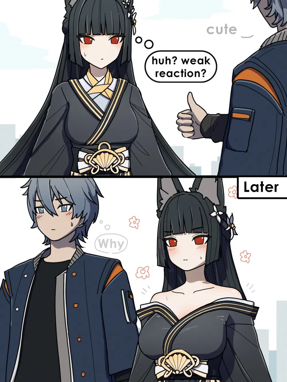 Miyabi has been learning to become more favorable to the proxy