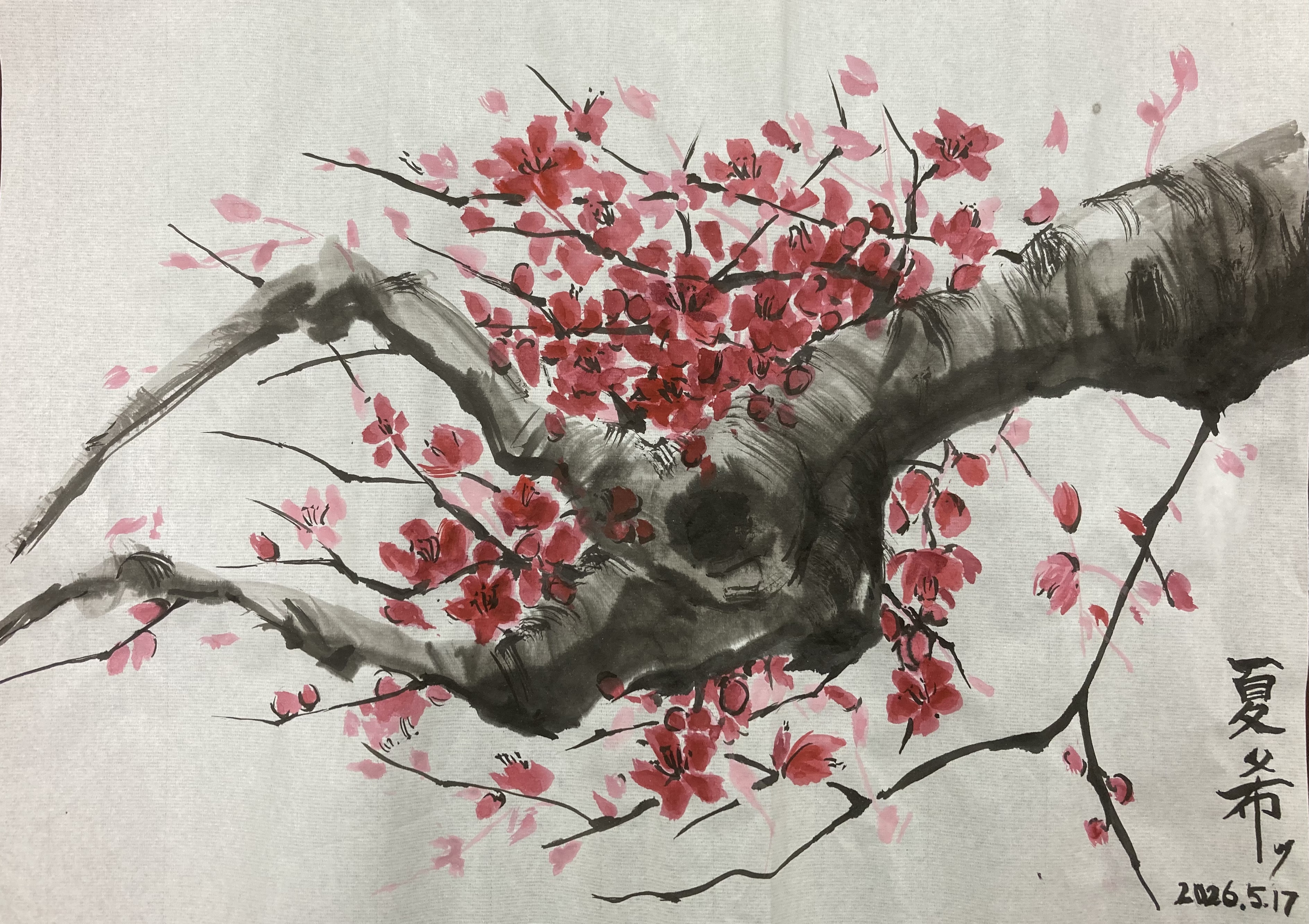 梅花兰花水墨| HoYoLAB