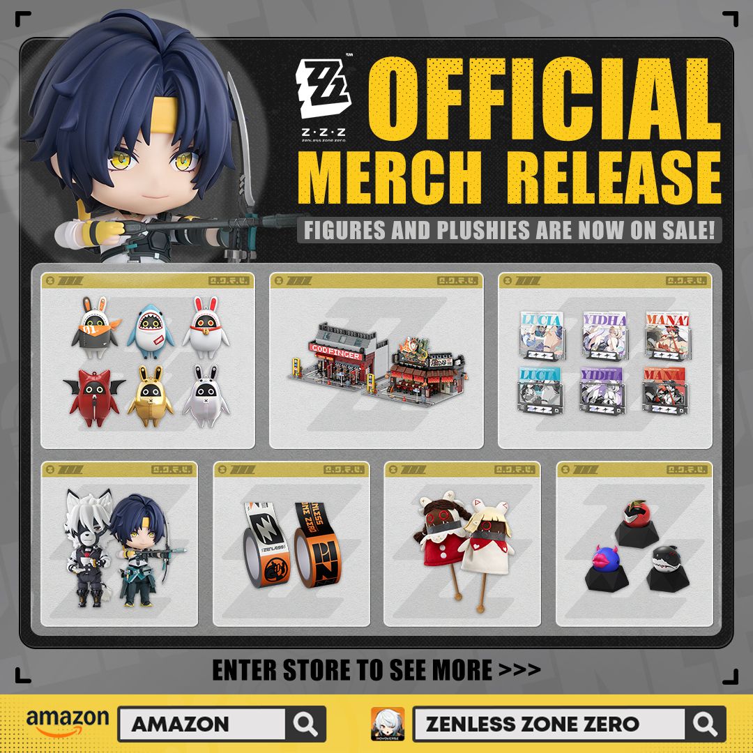 Zenless Zone Zero Merch Now Available on Amazon! Zenless Zone Zero