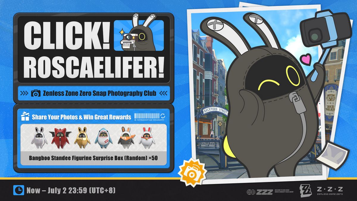 Prize Event] 📸 Click! Roscaelifer! Zenless Zone Zero | HoYoLAB