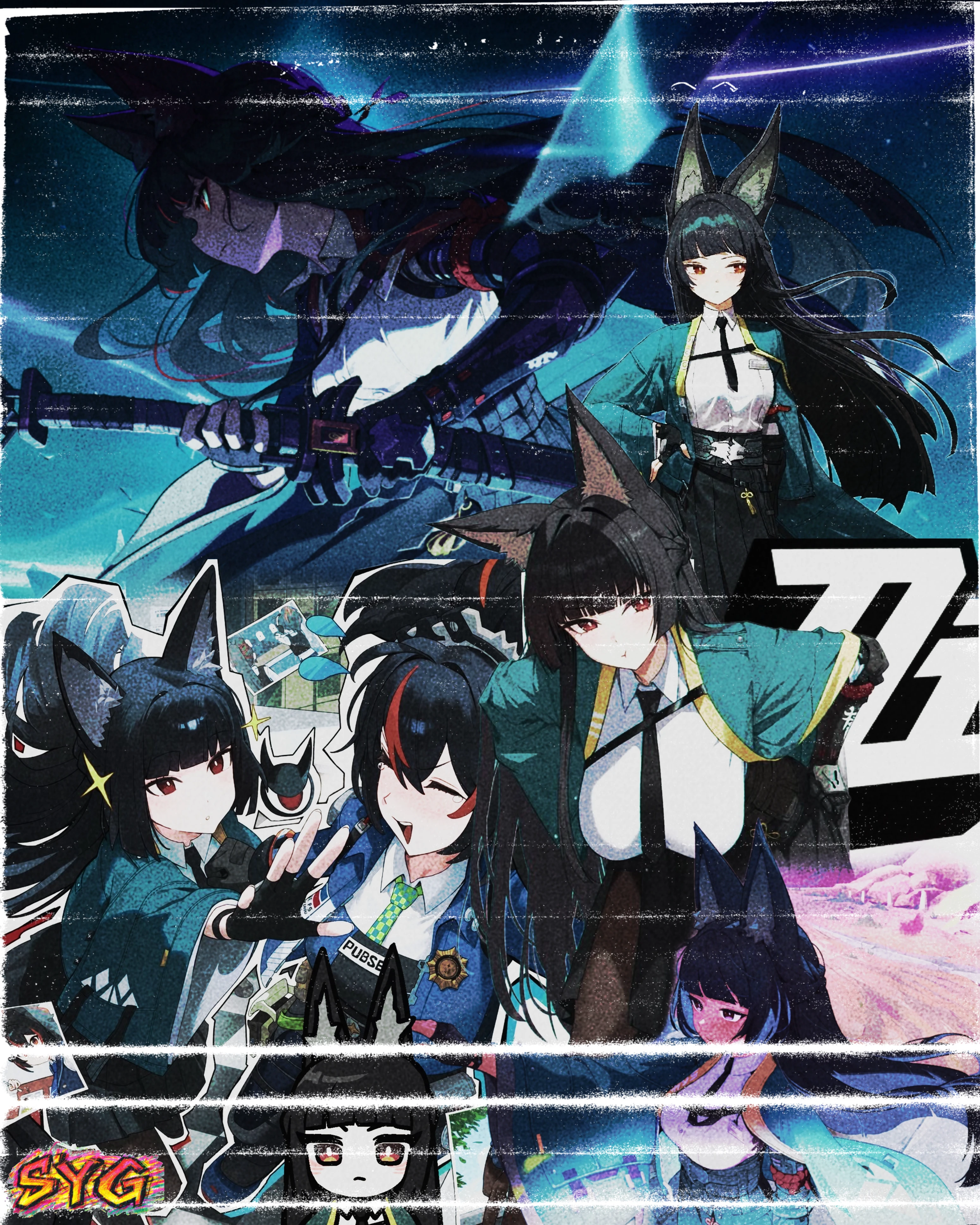 THE SILENT EDGE 🦊❄️ A Tribute to Hoshimi Miyabi Zenless Zone