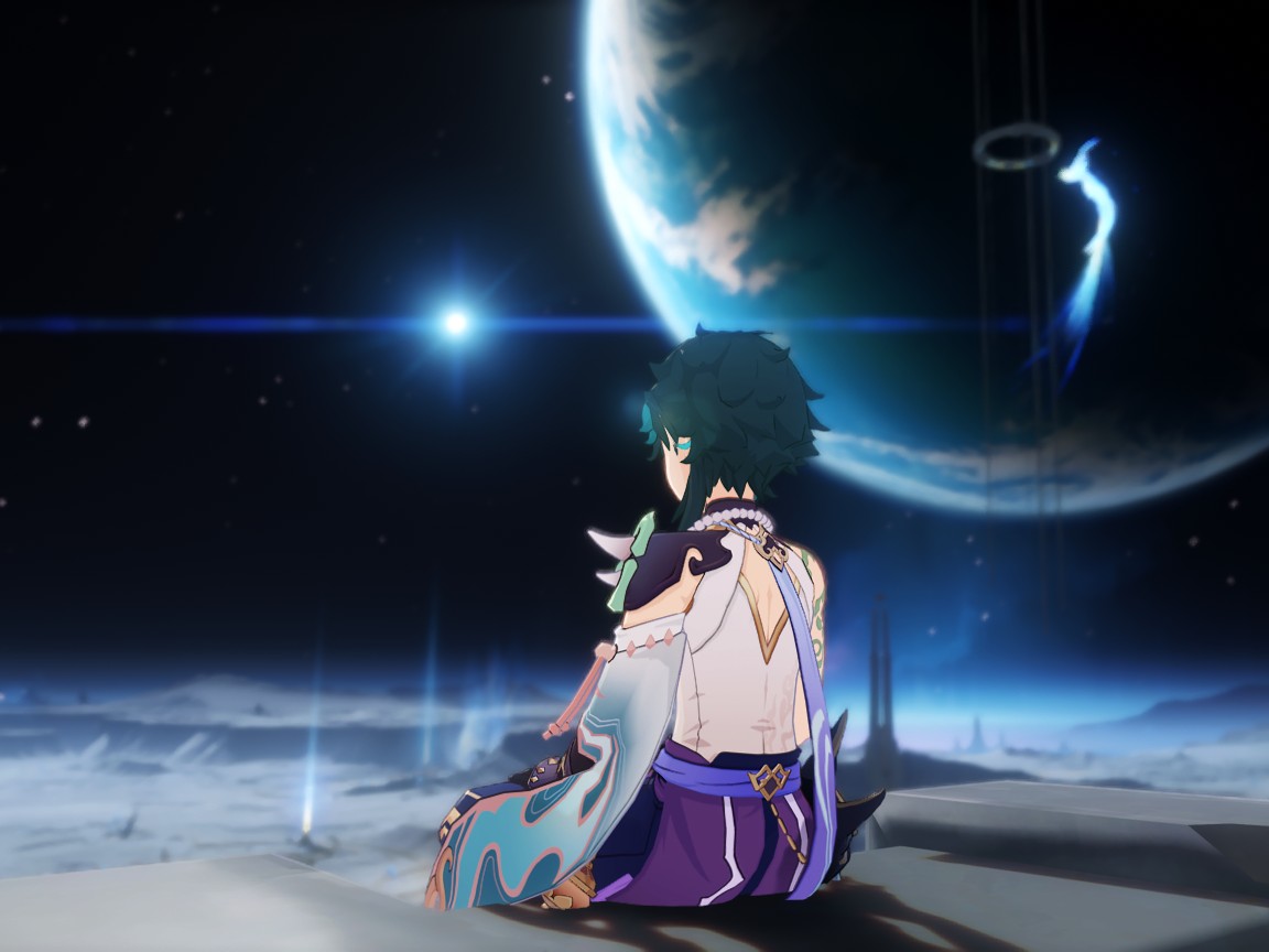 アニメ MOON Xiao-Sphere To the Moon I Take a Step Genshin Impact | HoYoLAB