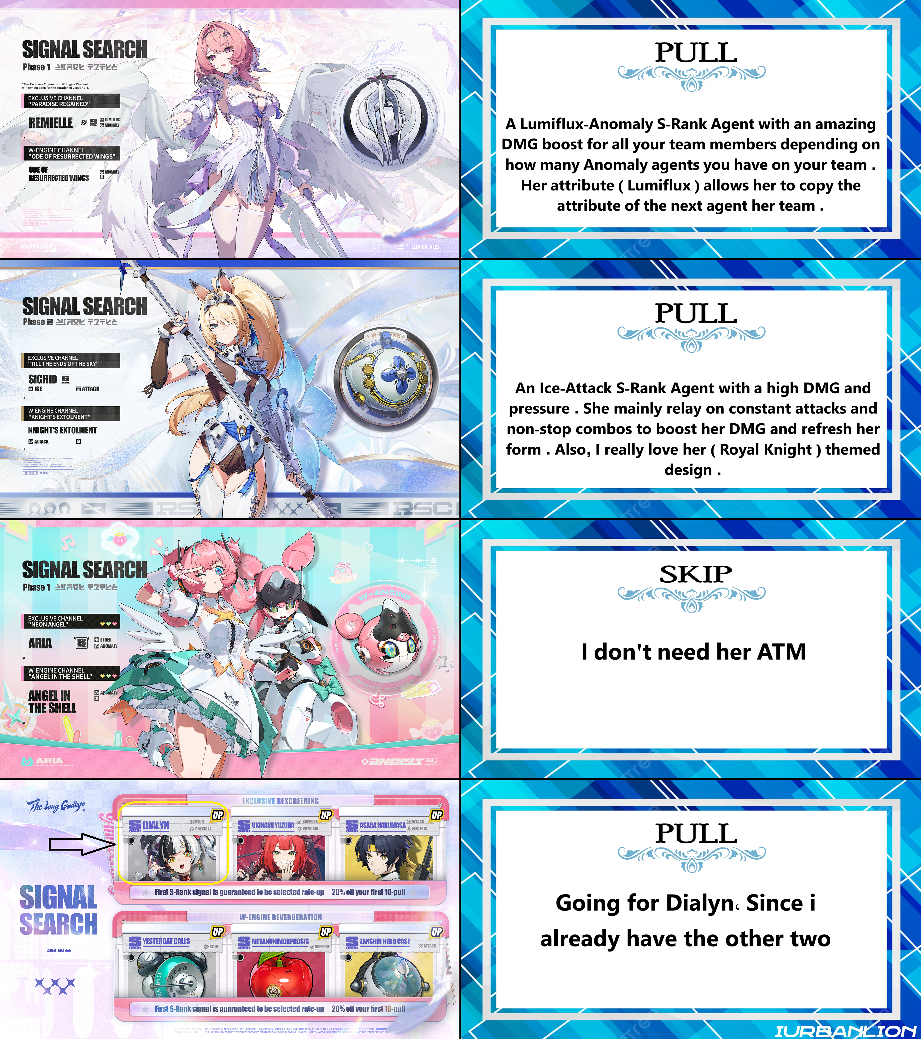 ZZZ 3.1 Pulling plans 👍🏻👍🏻 Zenless Zone Zero | HoYoLAB