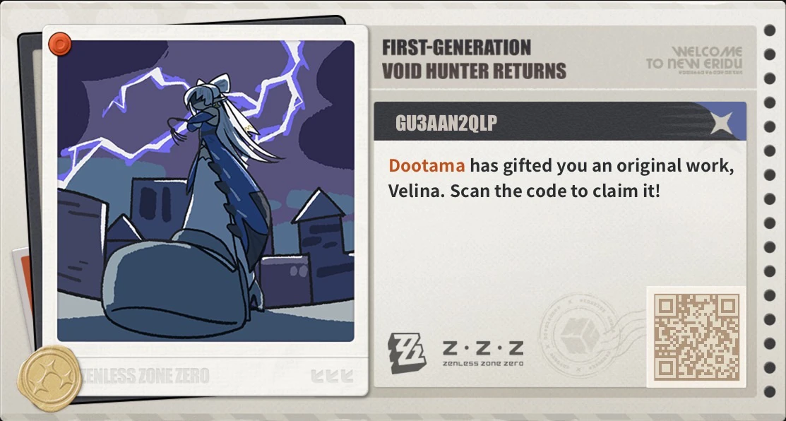 Here take this code thing idk Zenless Zone Zero | HoYoLAB