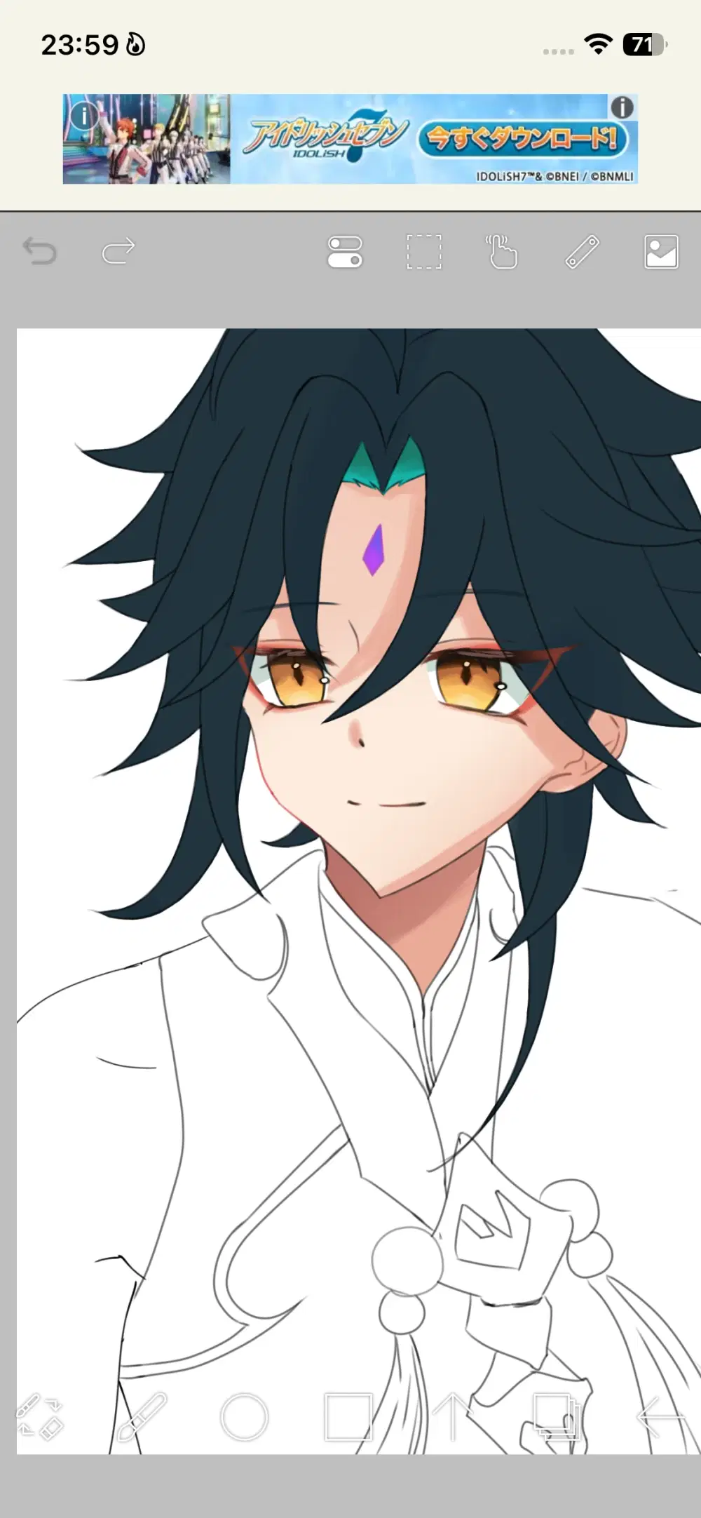 魈イラスト wip Genshin Impact | HoYoLAB