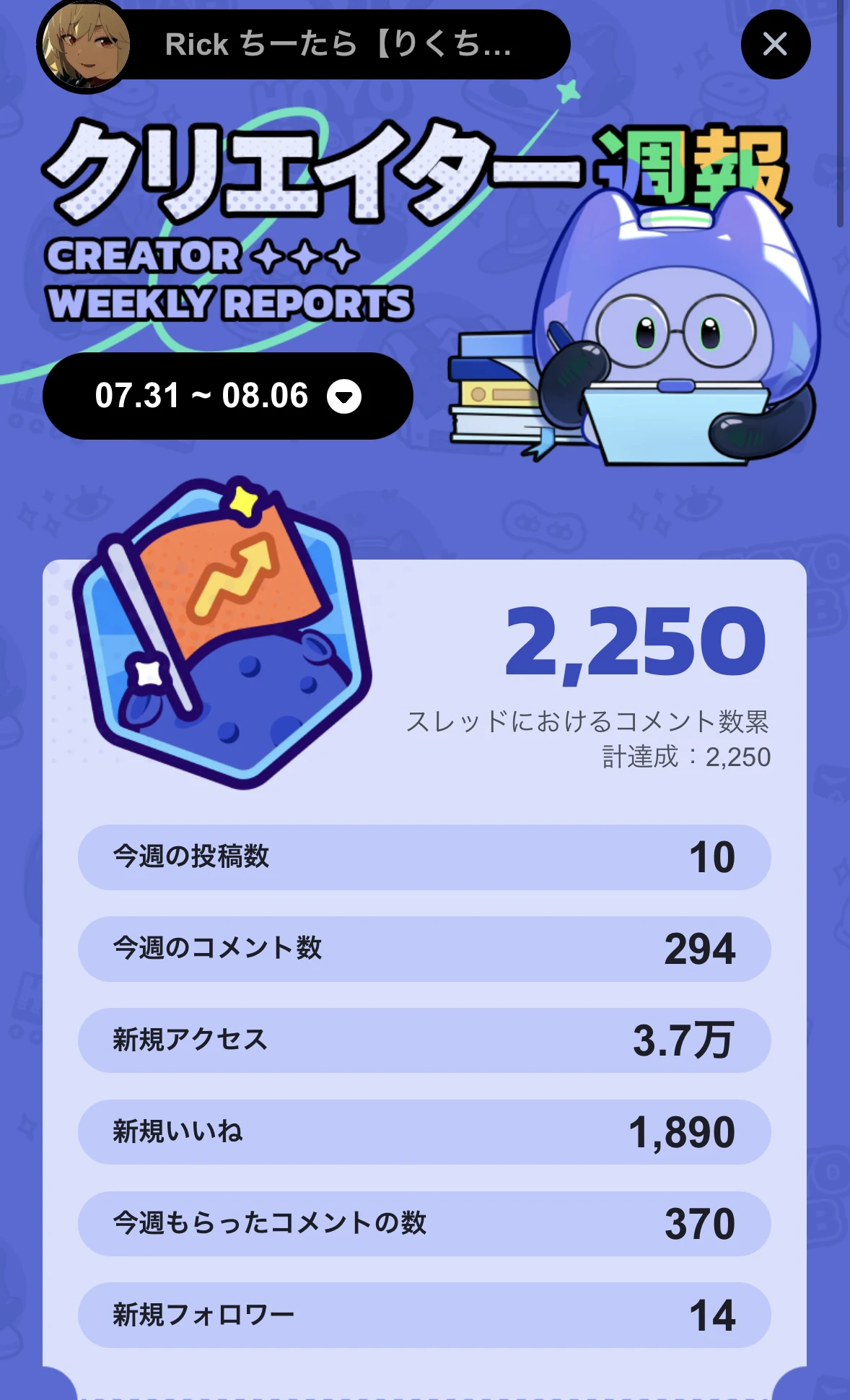 毎週金曜日は雑談＆週報！🏰🐭🌋 | HoYoLAB