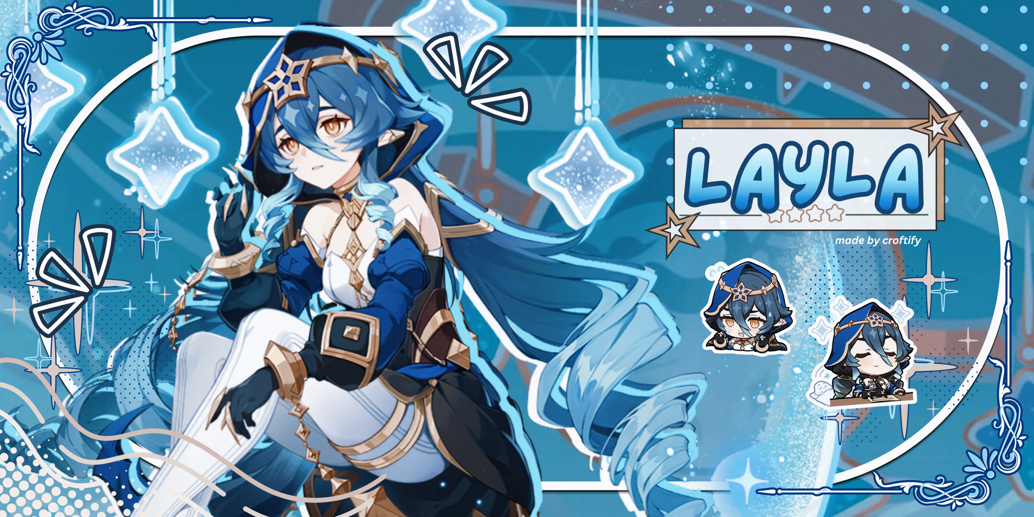 LAYLA 4000枚 ┆⭐️ Layla Banner Design ⭐️┆・ Genshin Impact | HoYoLAB