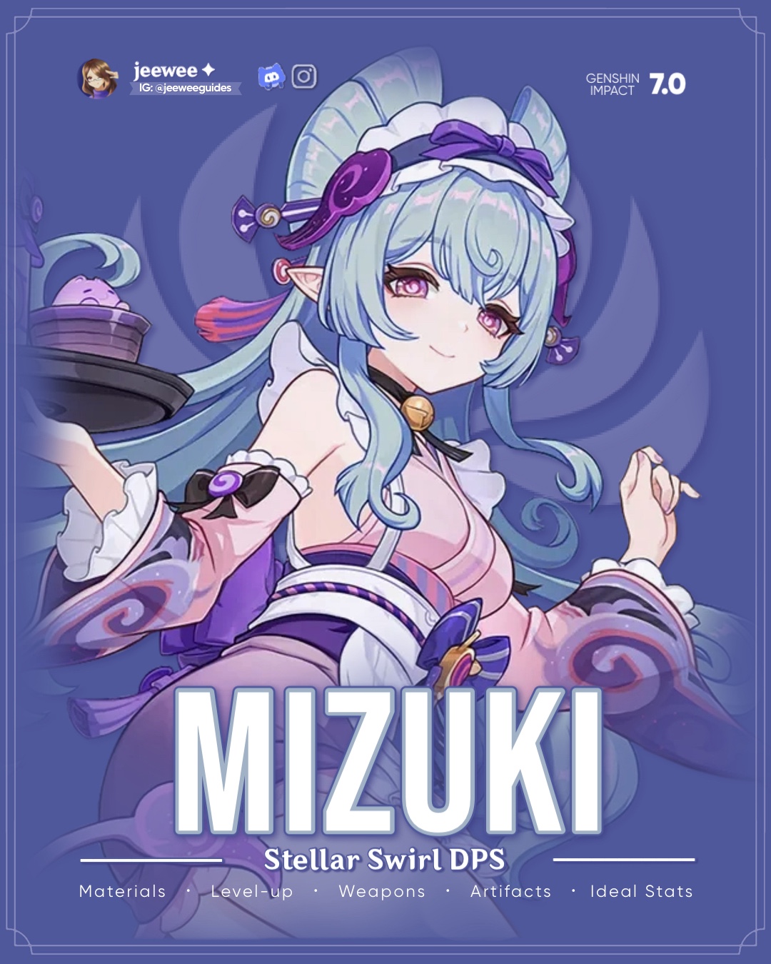 GI 7.0】Yumemizuki Mizuki AFTER BUFF Guide ✦ Equipment