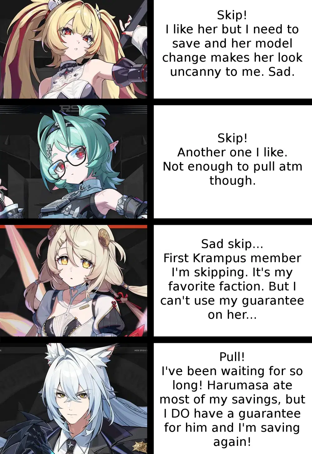 3.2-3.3 pulling plans (only new characters) Zenless Zone Zero