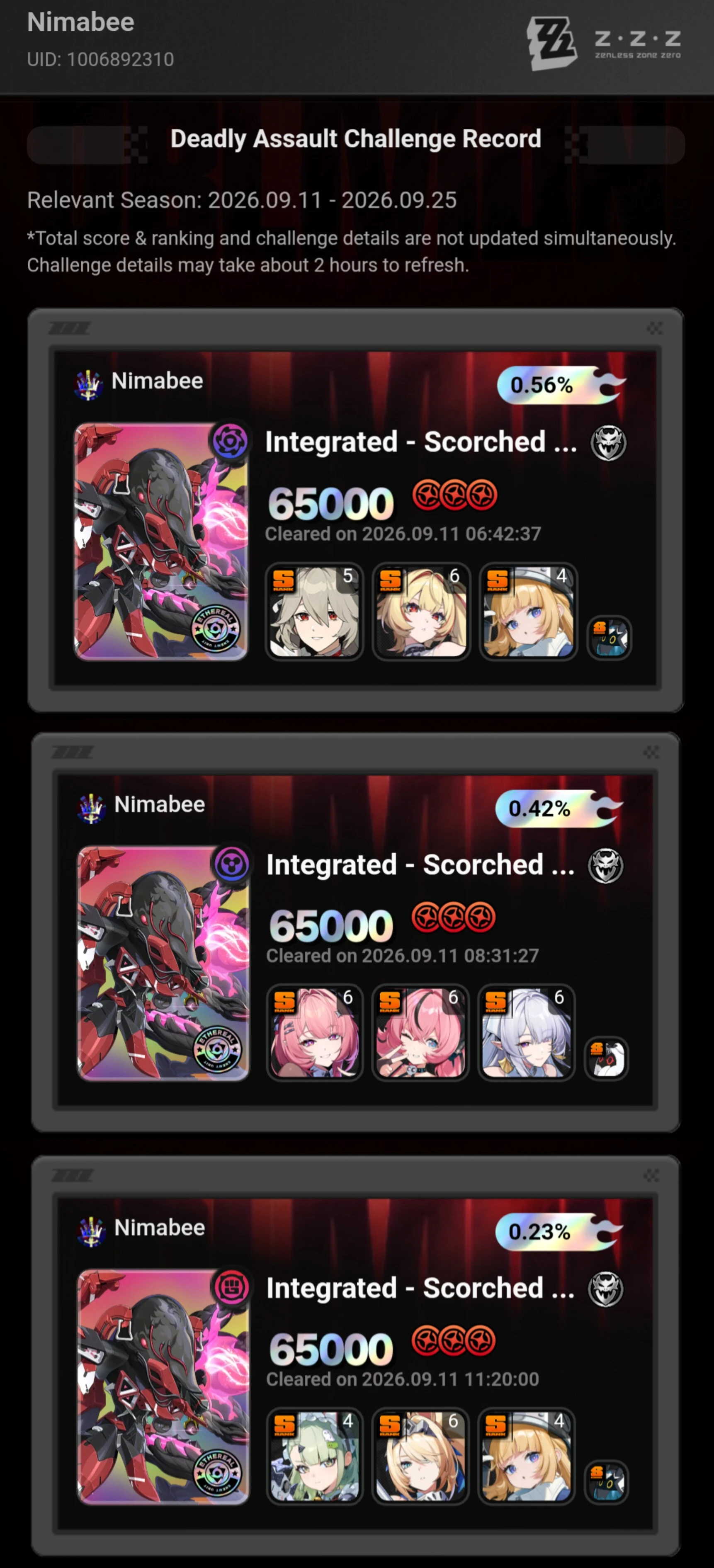 9 Star DA Adversity Mode When?? Zenless Zone Zero | HoYoLAB